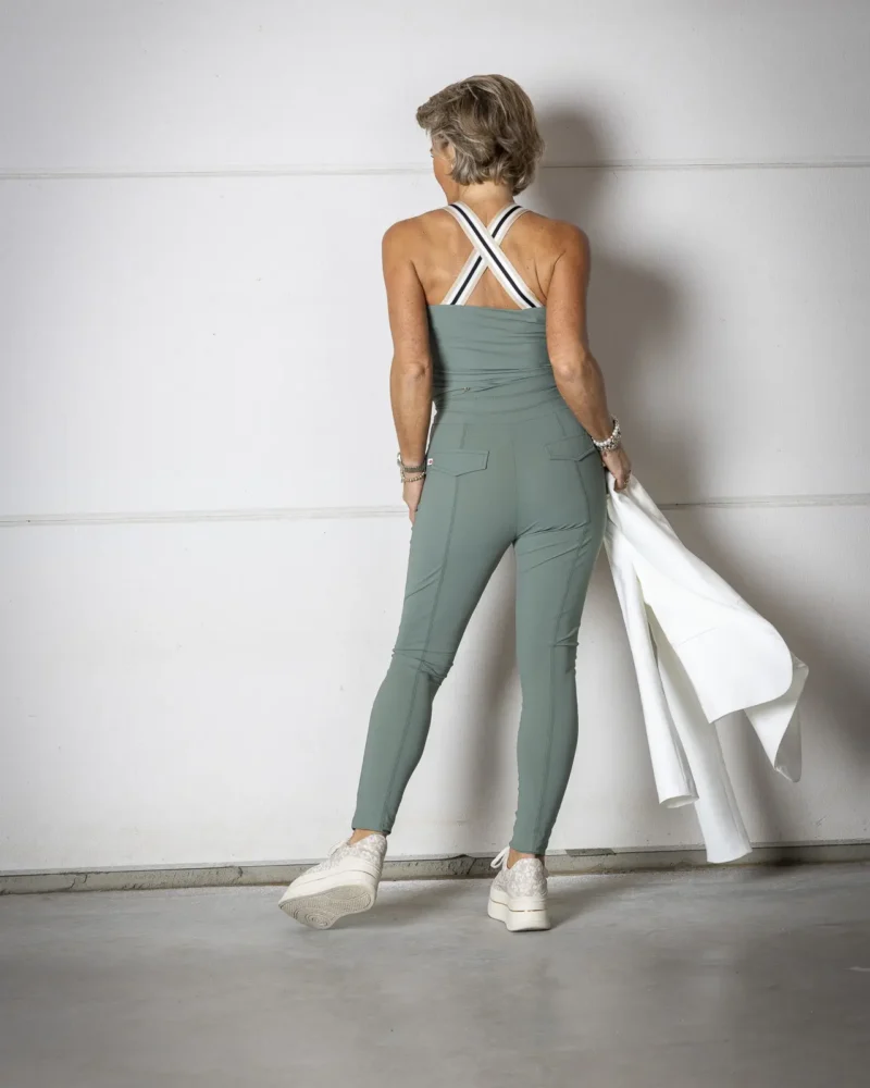 Travelbroek Rome slim fit | Groenblauw - Afbeelding 3
