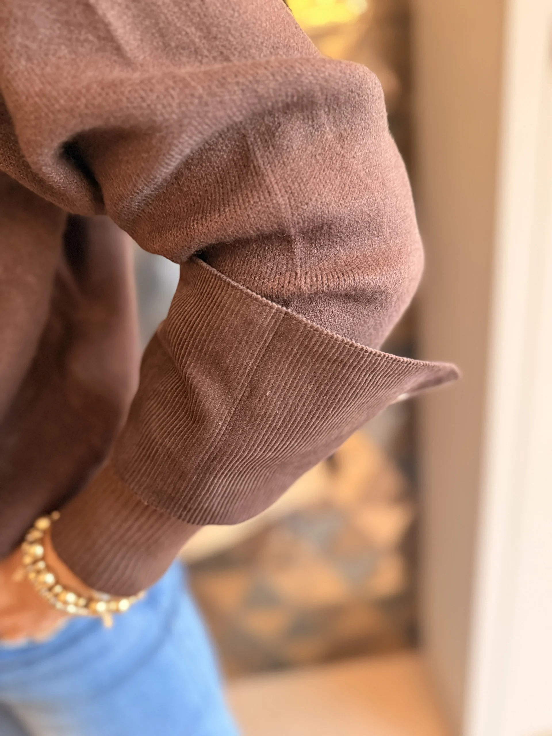 Trui Corduroy | Bruin - Afbeelding 3