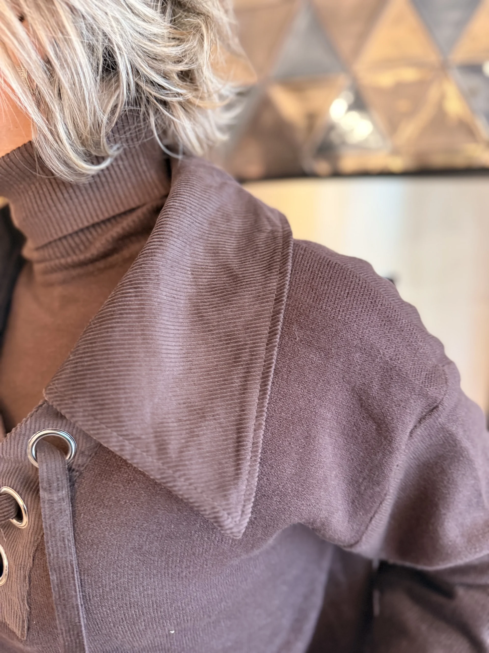 Trui Corduroy | Bruin - Afbeelding 2