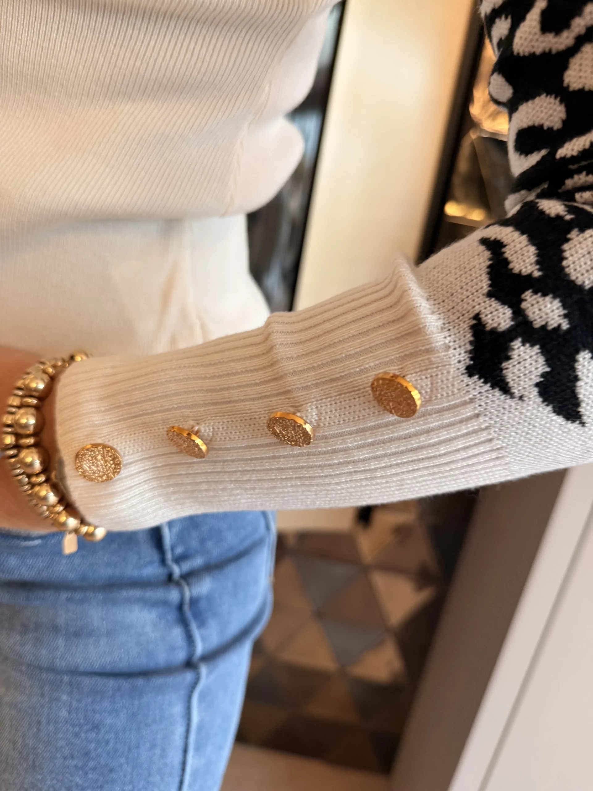 Trui jade | Wit - Afbeelding 3