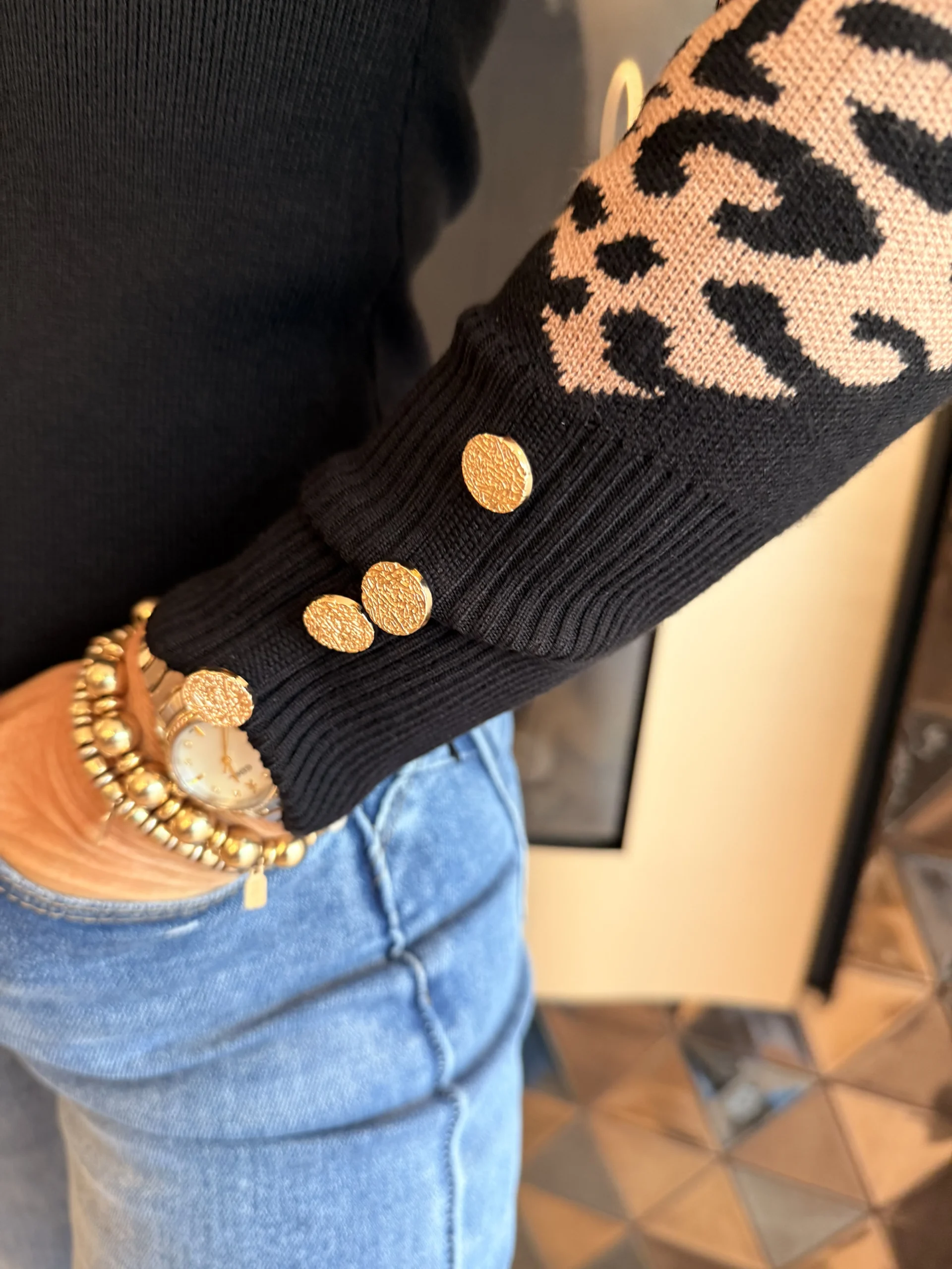 Trui jade | Zwart - Afbeelding 3