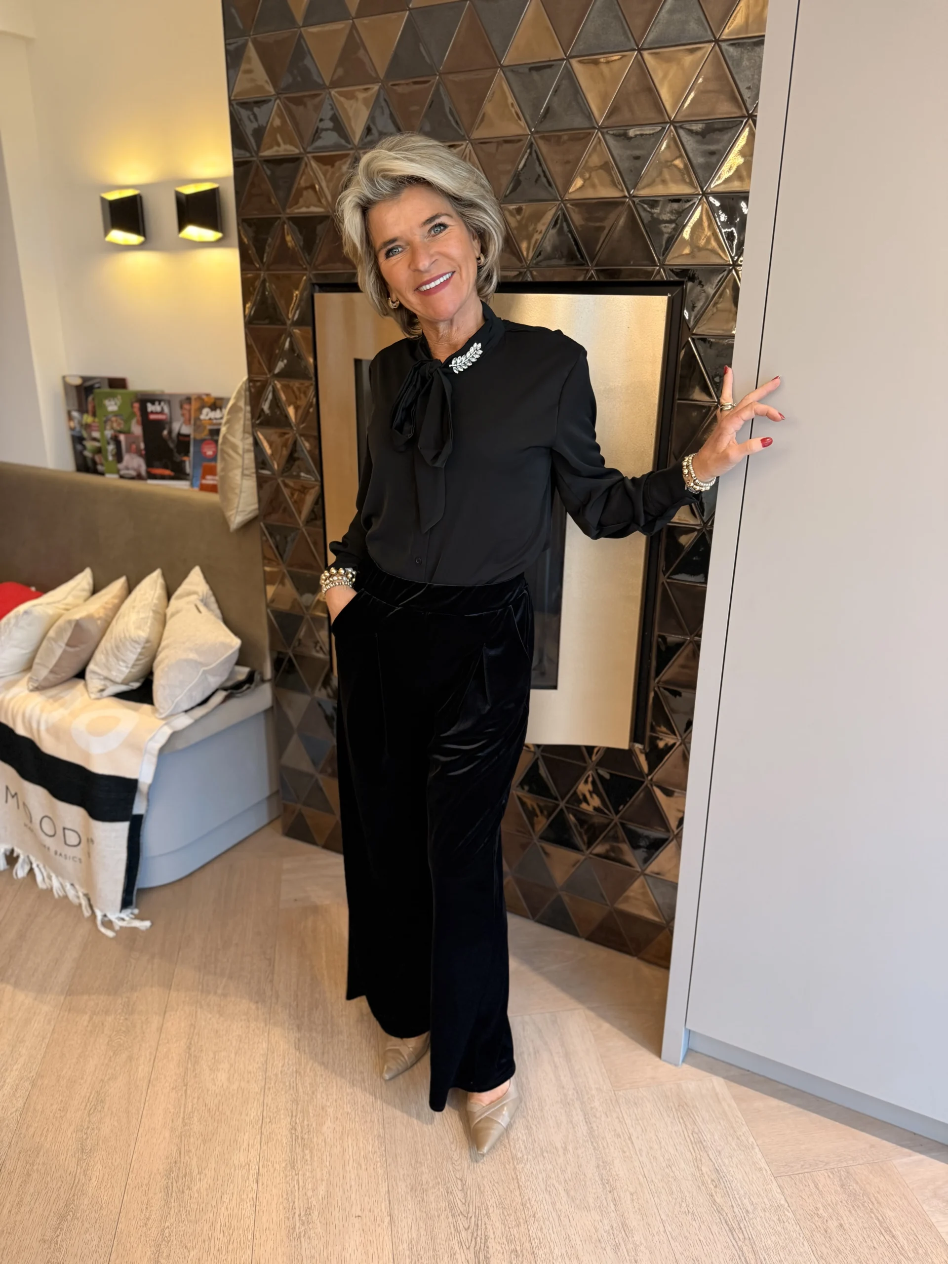 Blouse Rosie | Zwart