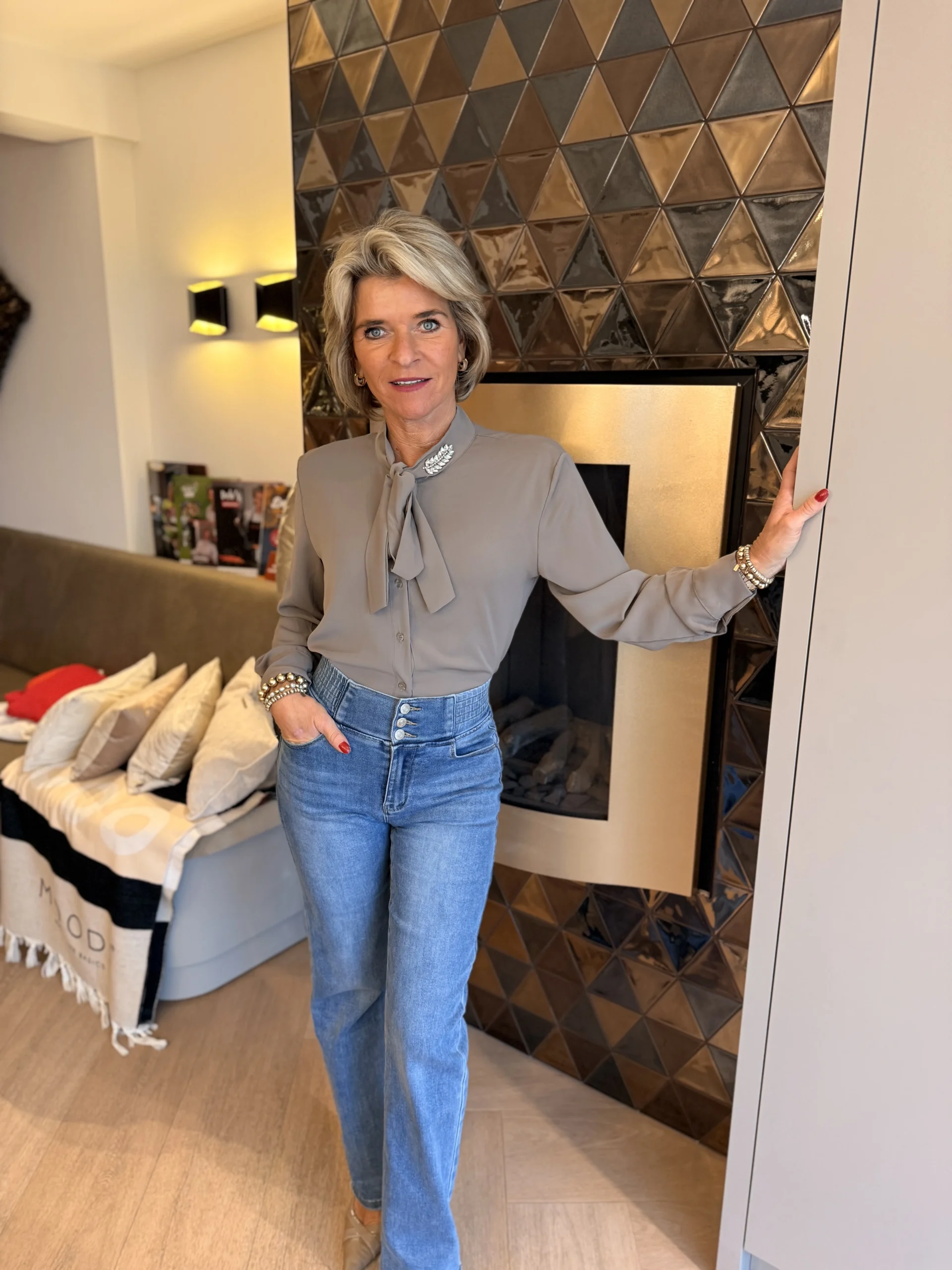 Blouse Rosie | Taupe