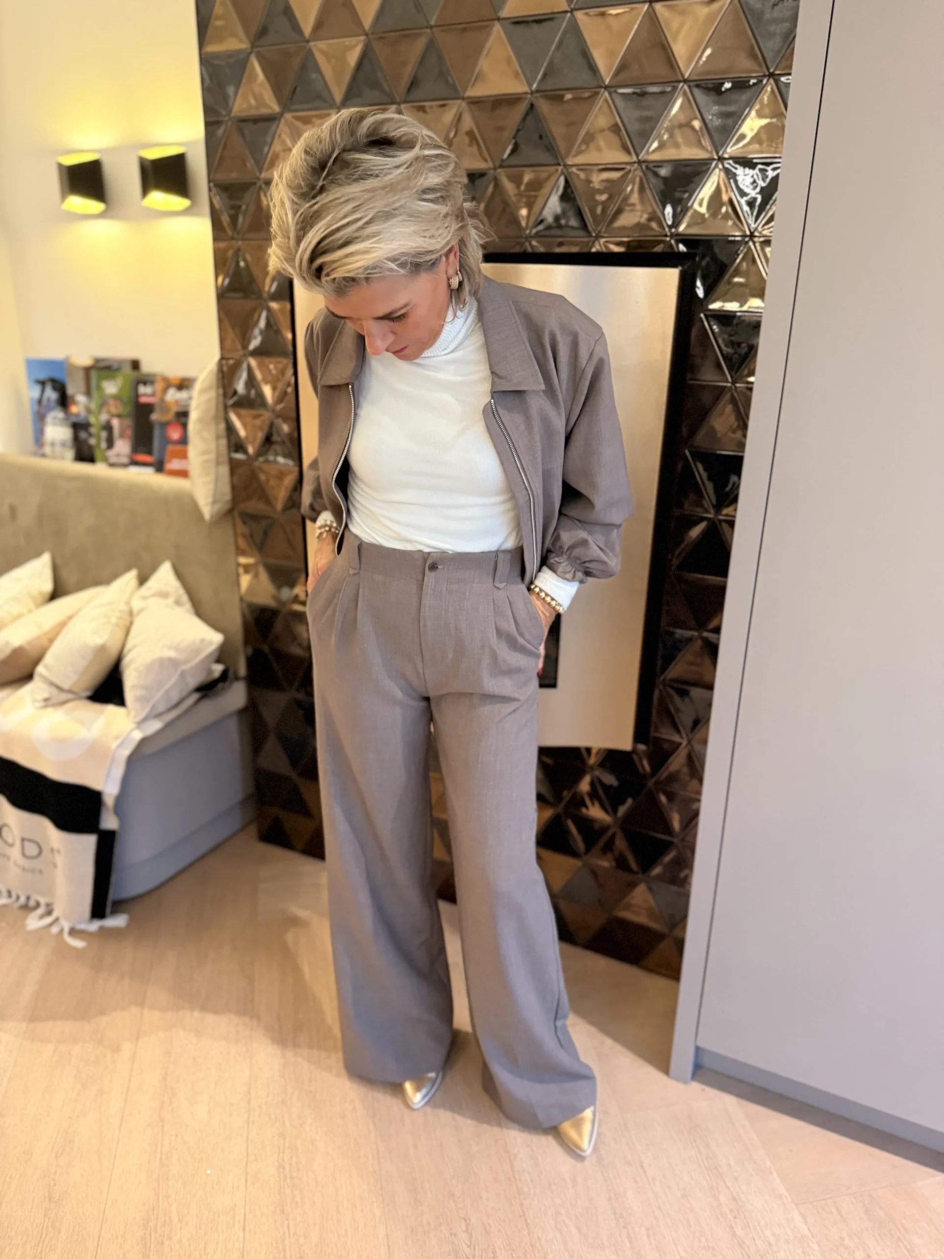 Pantalon Ashley | Taupe