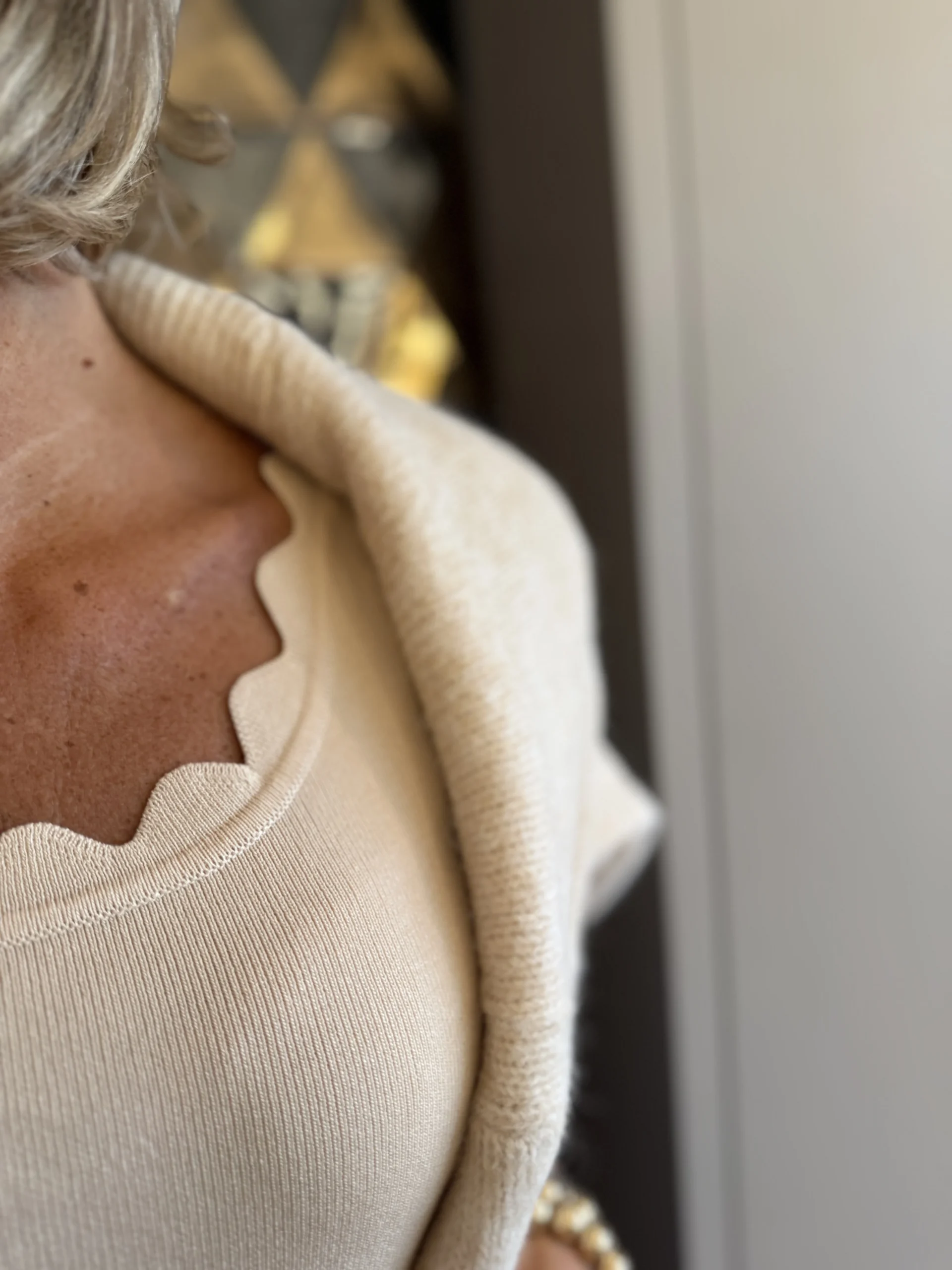 Top Bente | Beige - Afbeelding 2