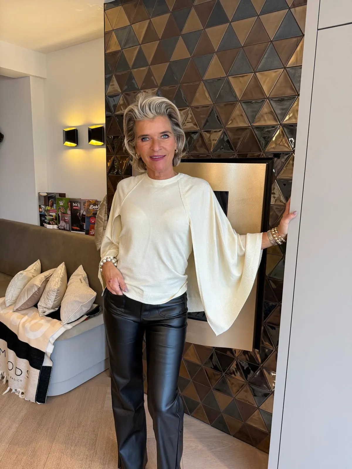 Trui Vleermuis | Ecru