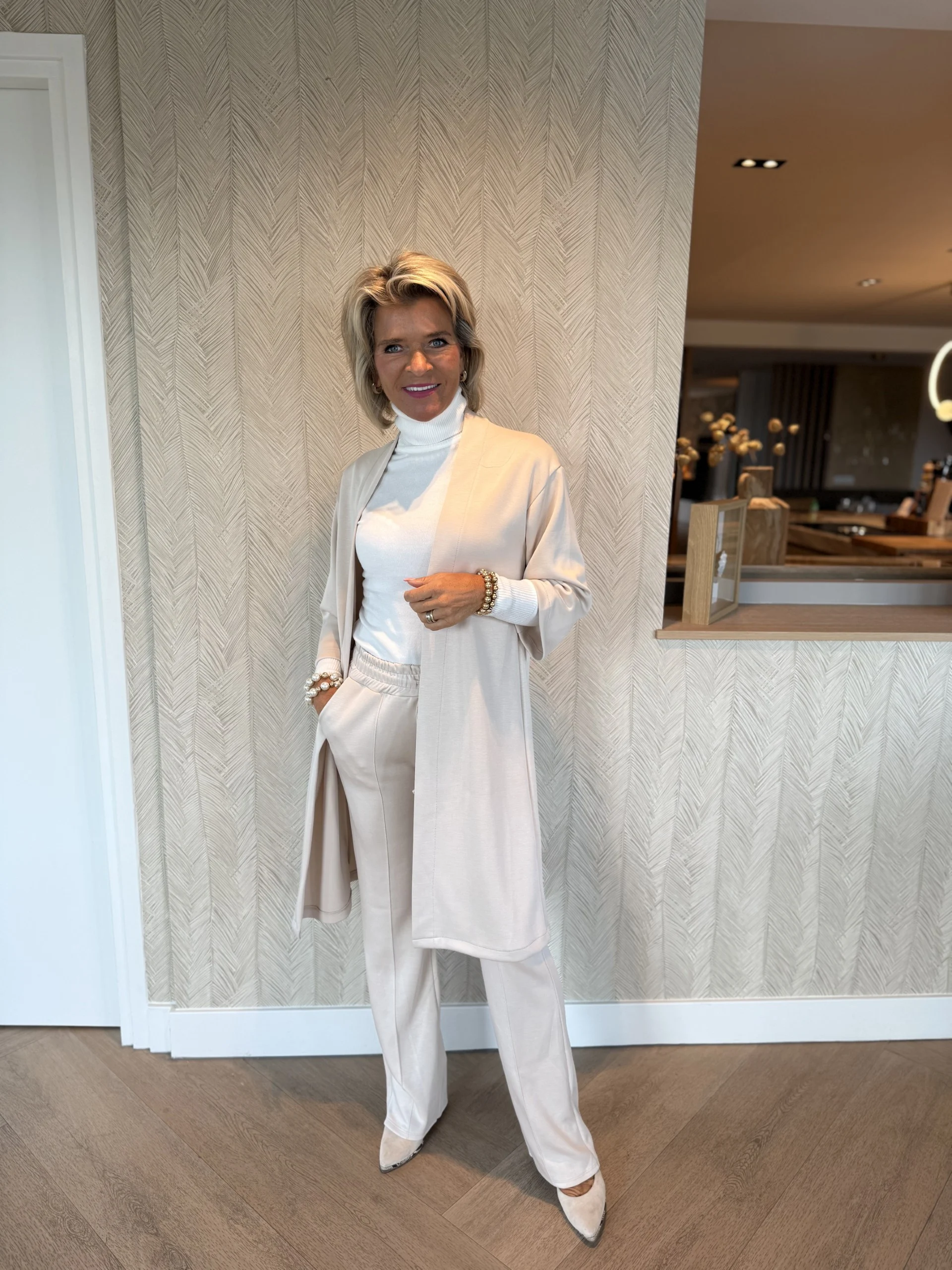 Comfy vest Esther | Zand