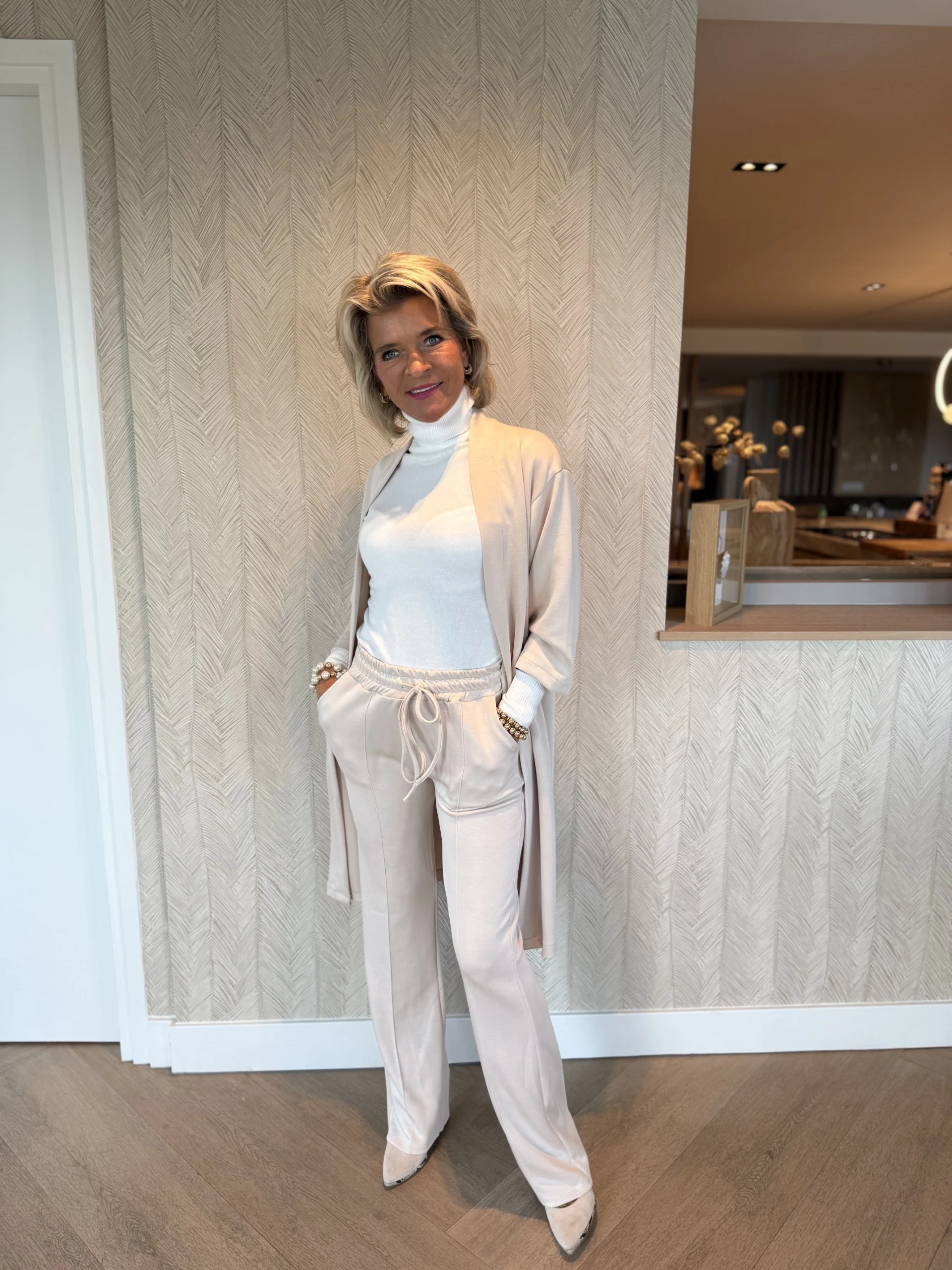 Comfy broek Esther | Zand
