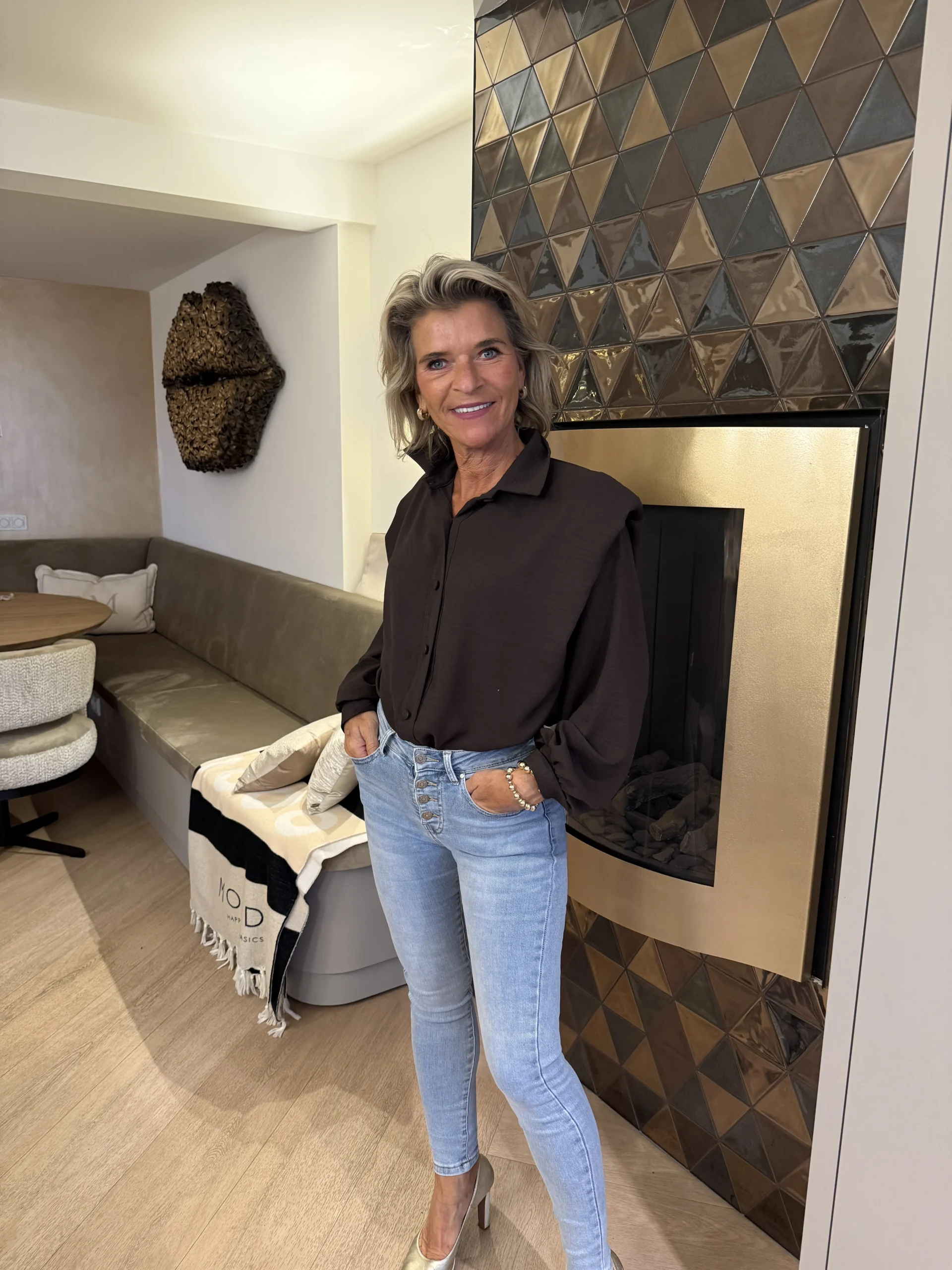 Blouse Michelle | Bruin