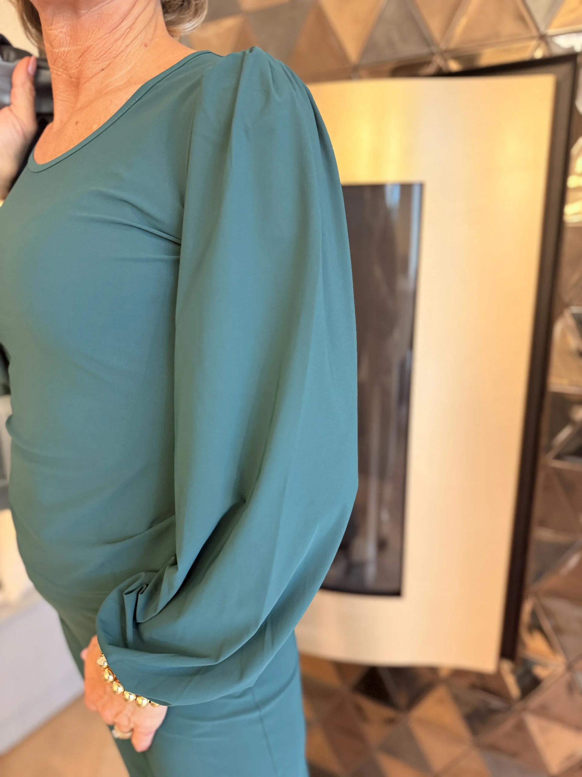 Shirt Pofmouw | Verde Bosco - Afbeelding 2