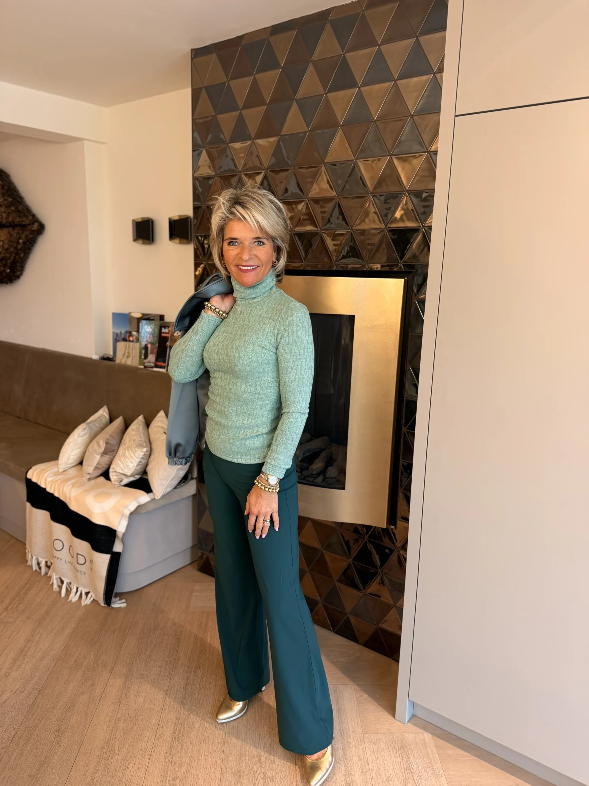 Shirt Col Lanetta | Verde