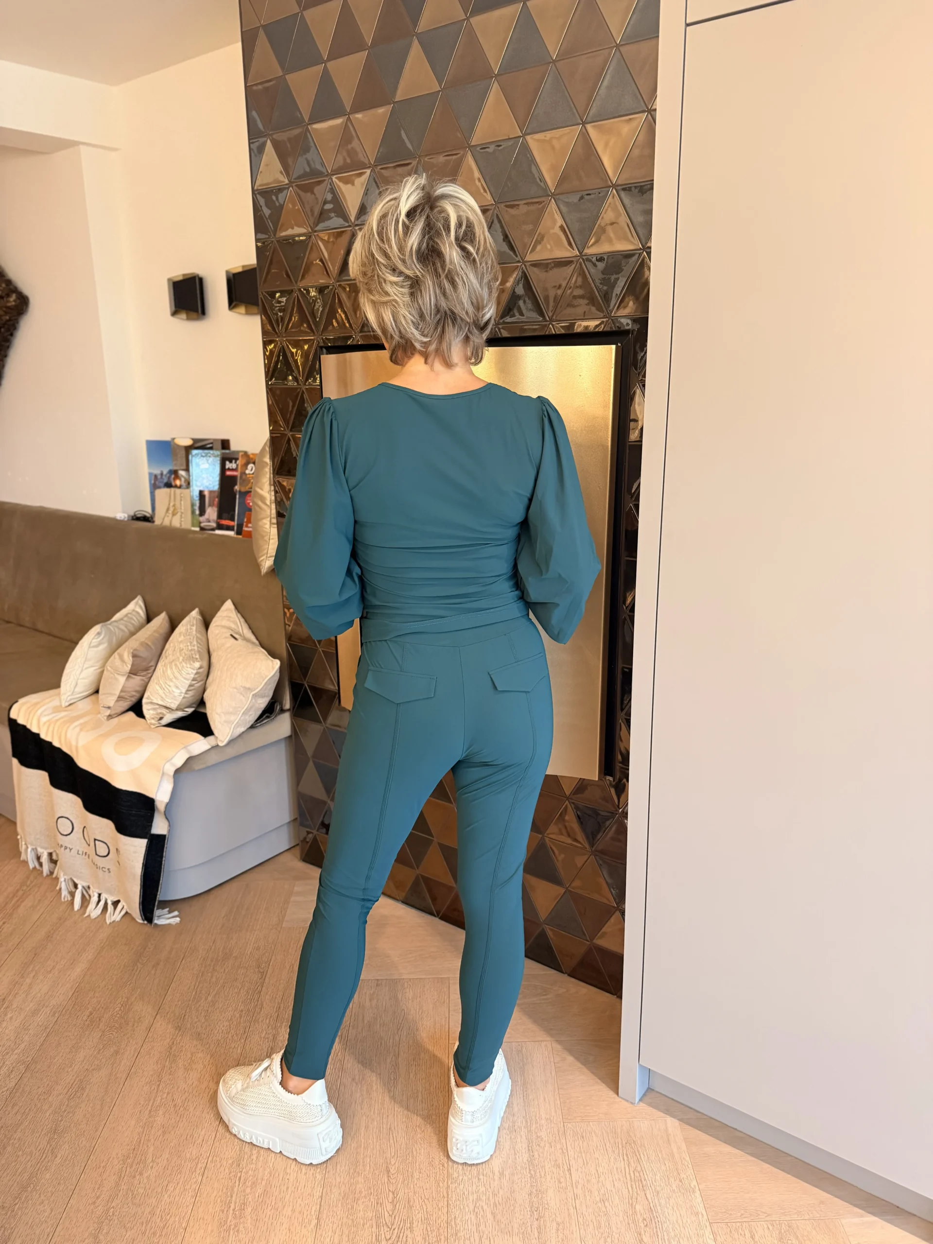 Pantalon Strak | Verde Bosco - Afbeelding 3