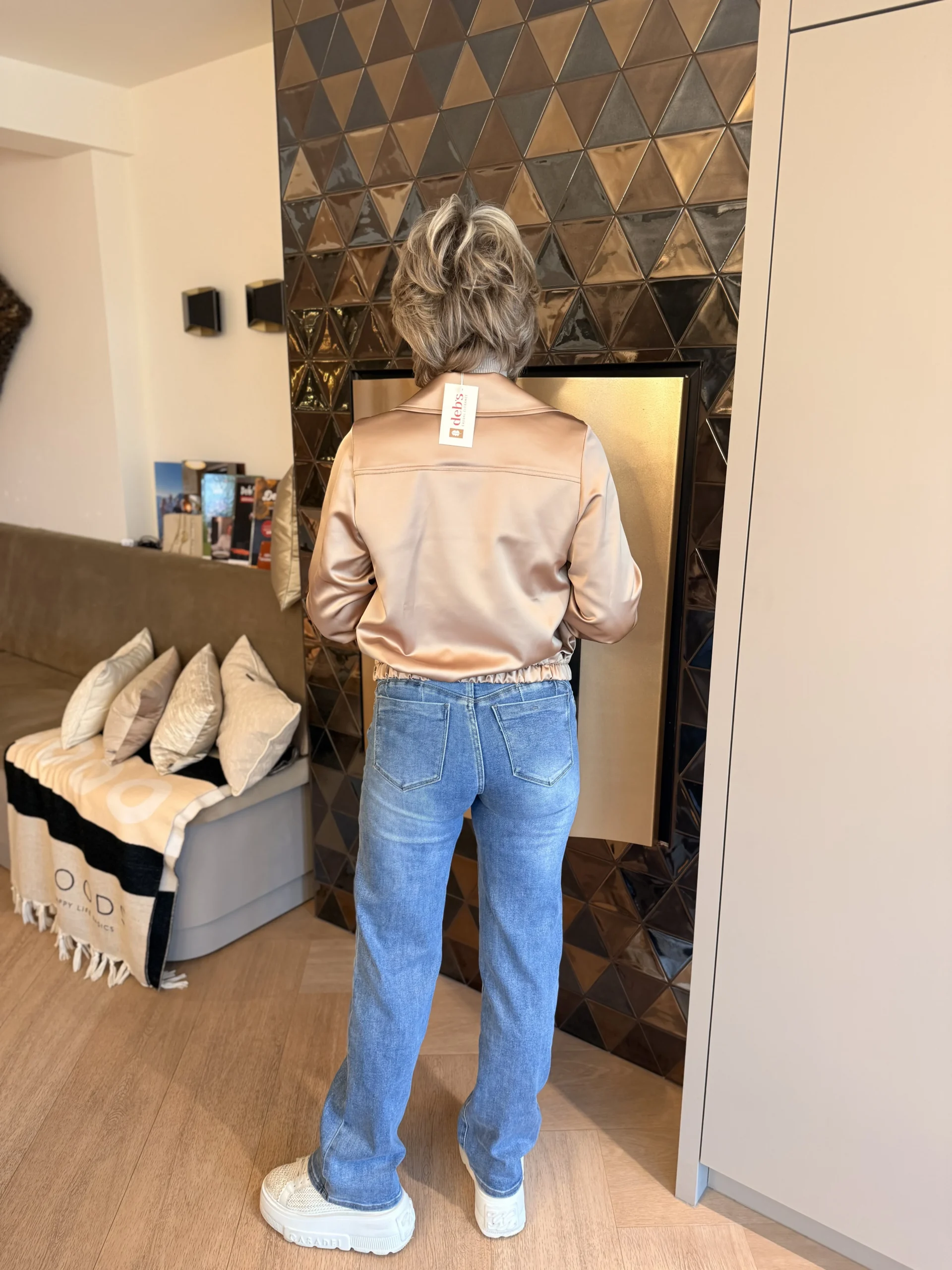 Bomber Satijn | Oro - Afbeelding 3