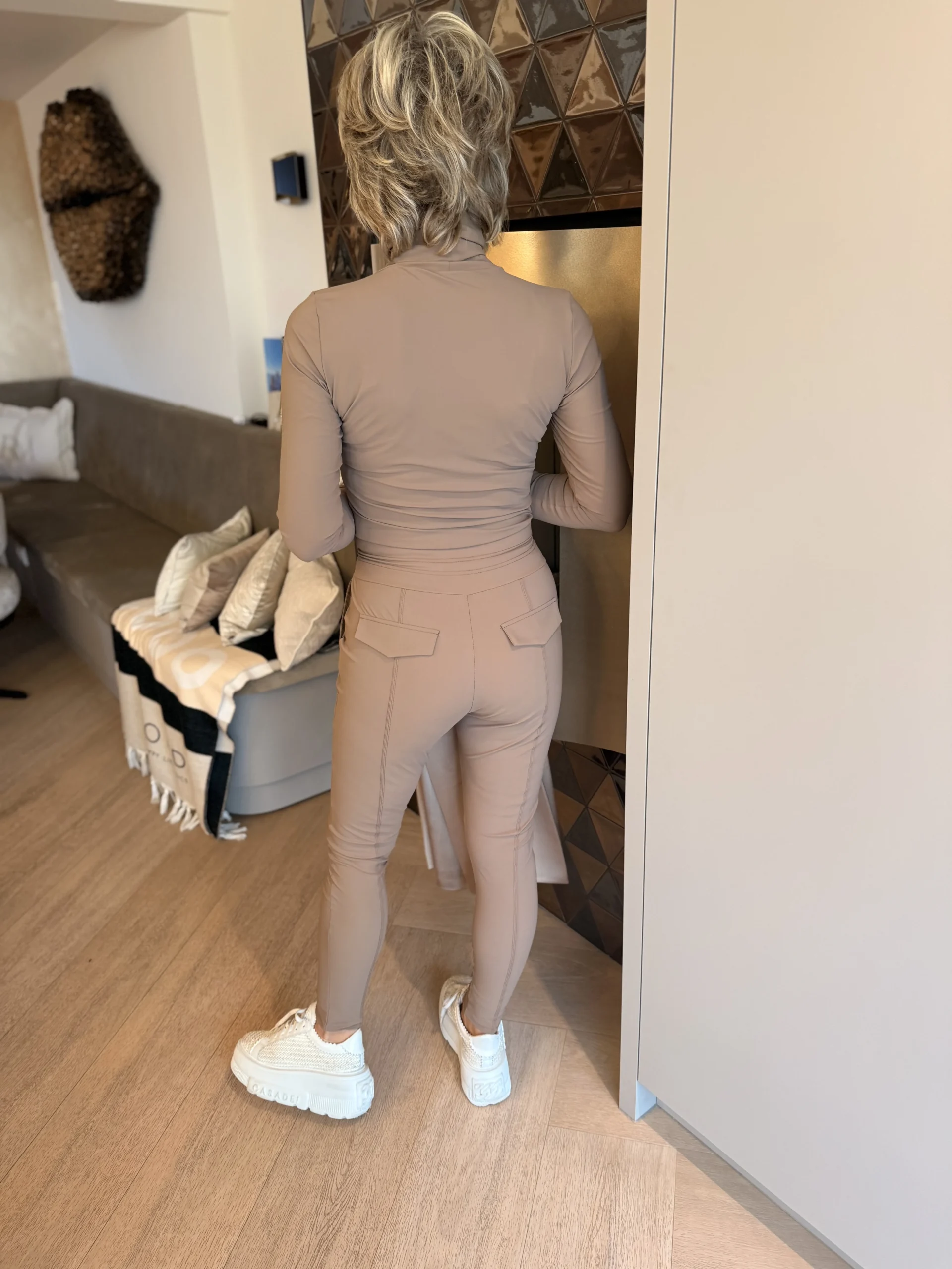 Pantalon Strak | Venezie | Cappuchino - Afbeelding 2