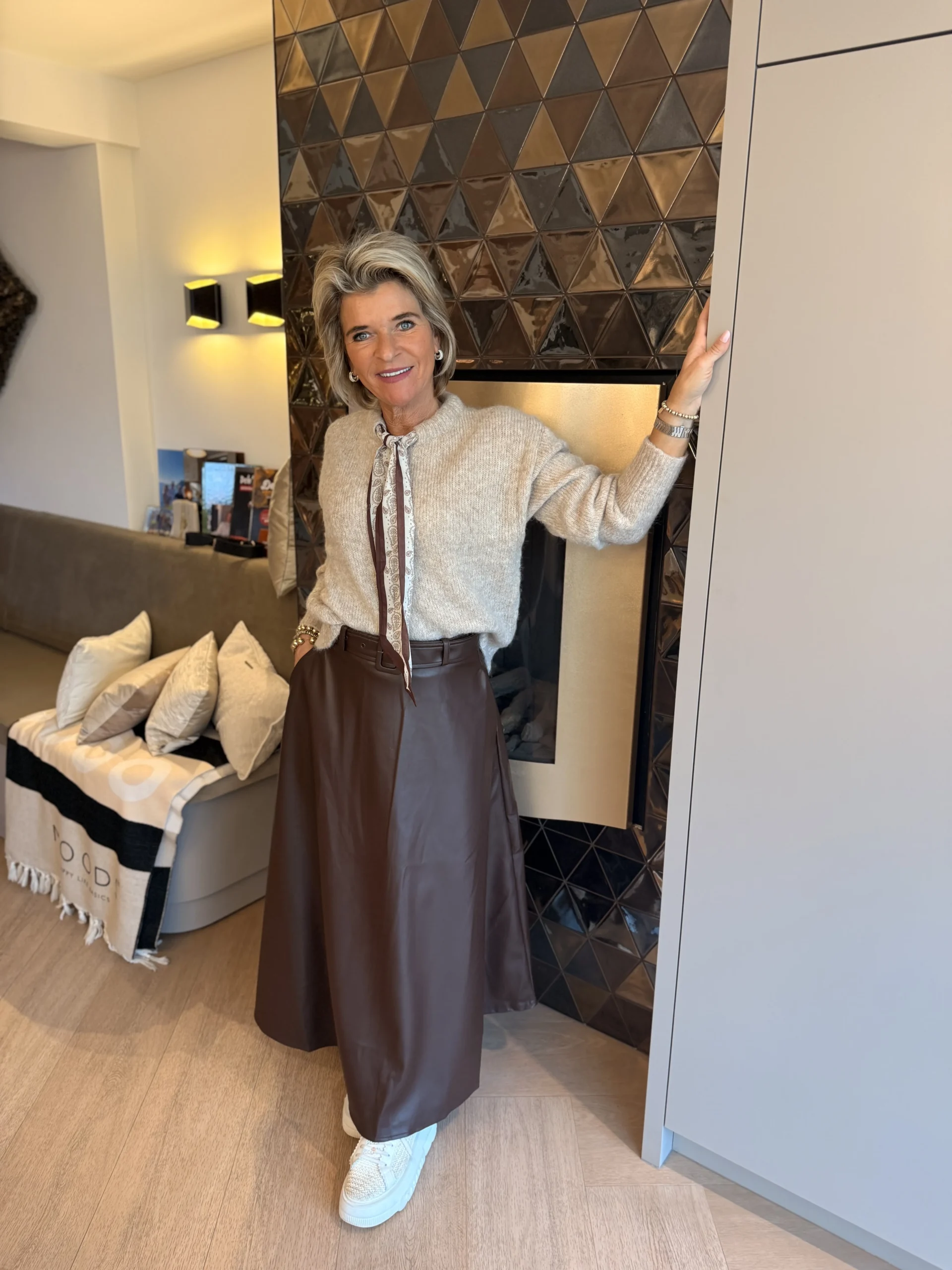 Trui Sjaal Graciela | Taupe