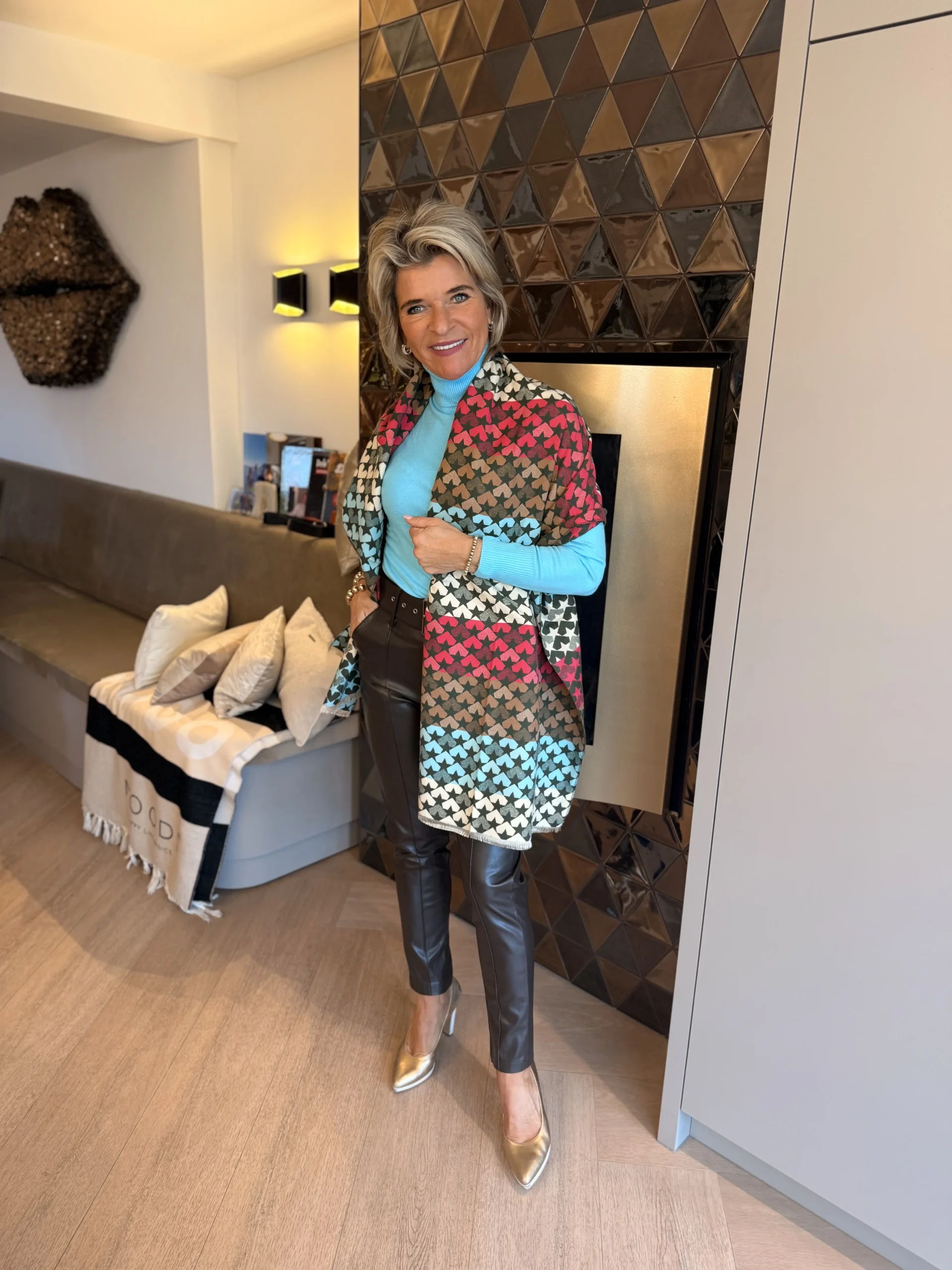 Sjaal Sterren | Aqua