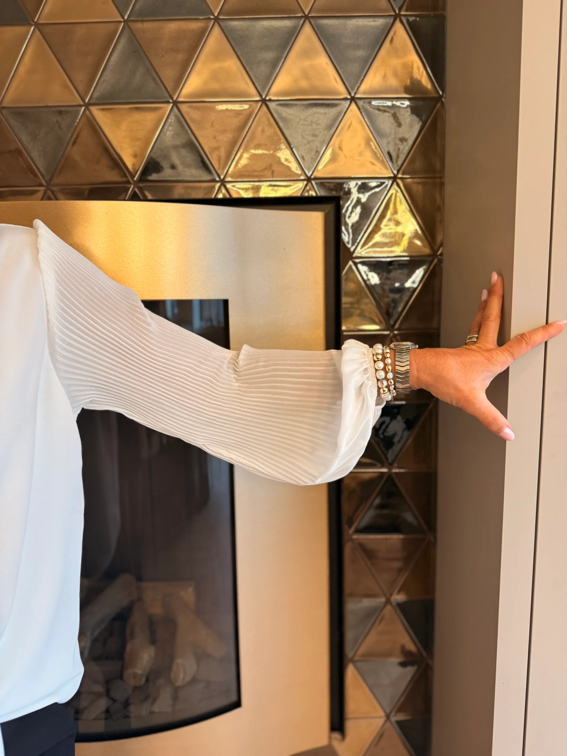 Blouse Broche Sabine | Wit - Afbeelding 3