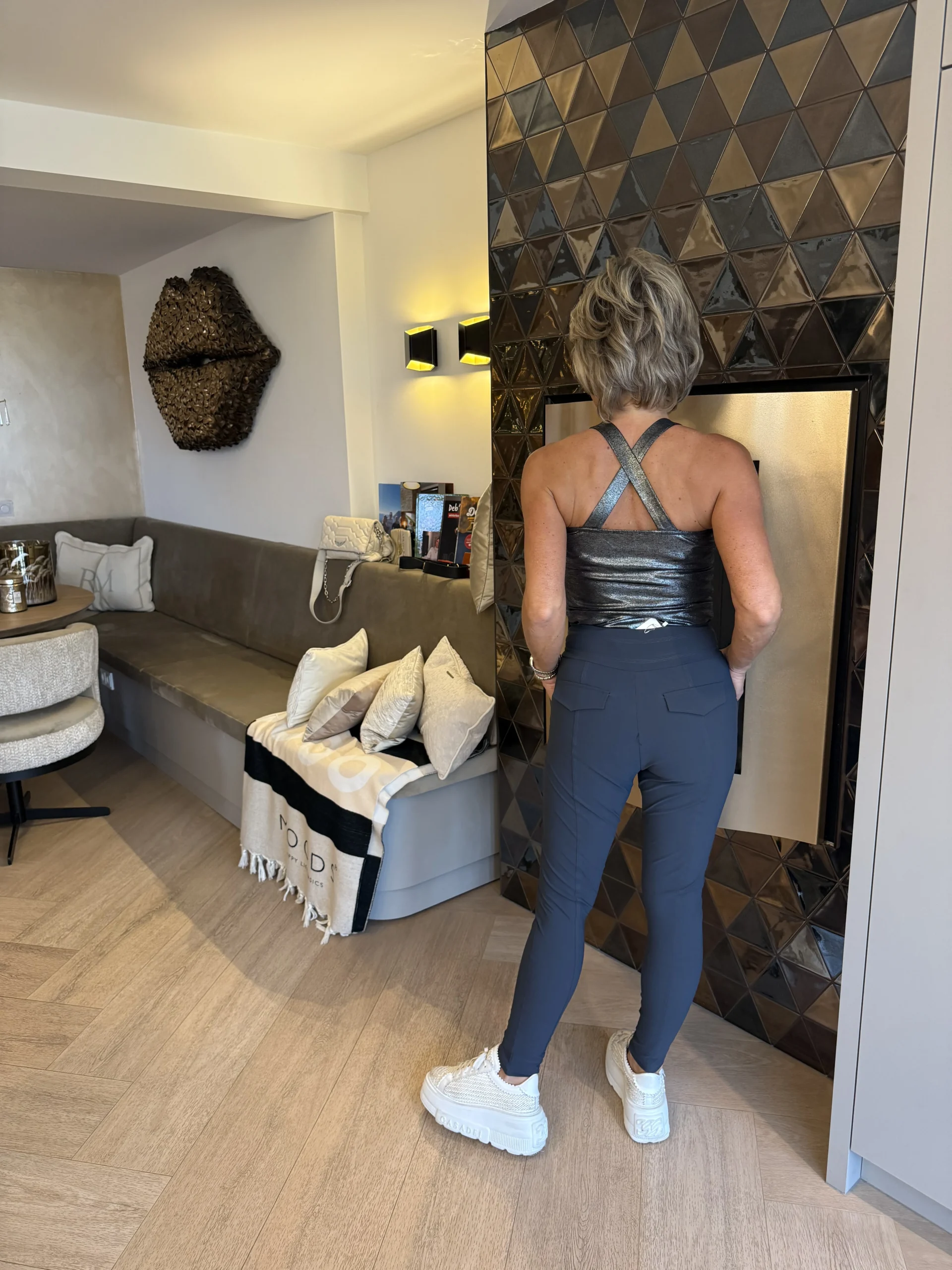 Kruisbandtop | Venezie | Zilver - Afbeelding 2