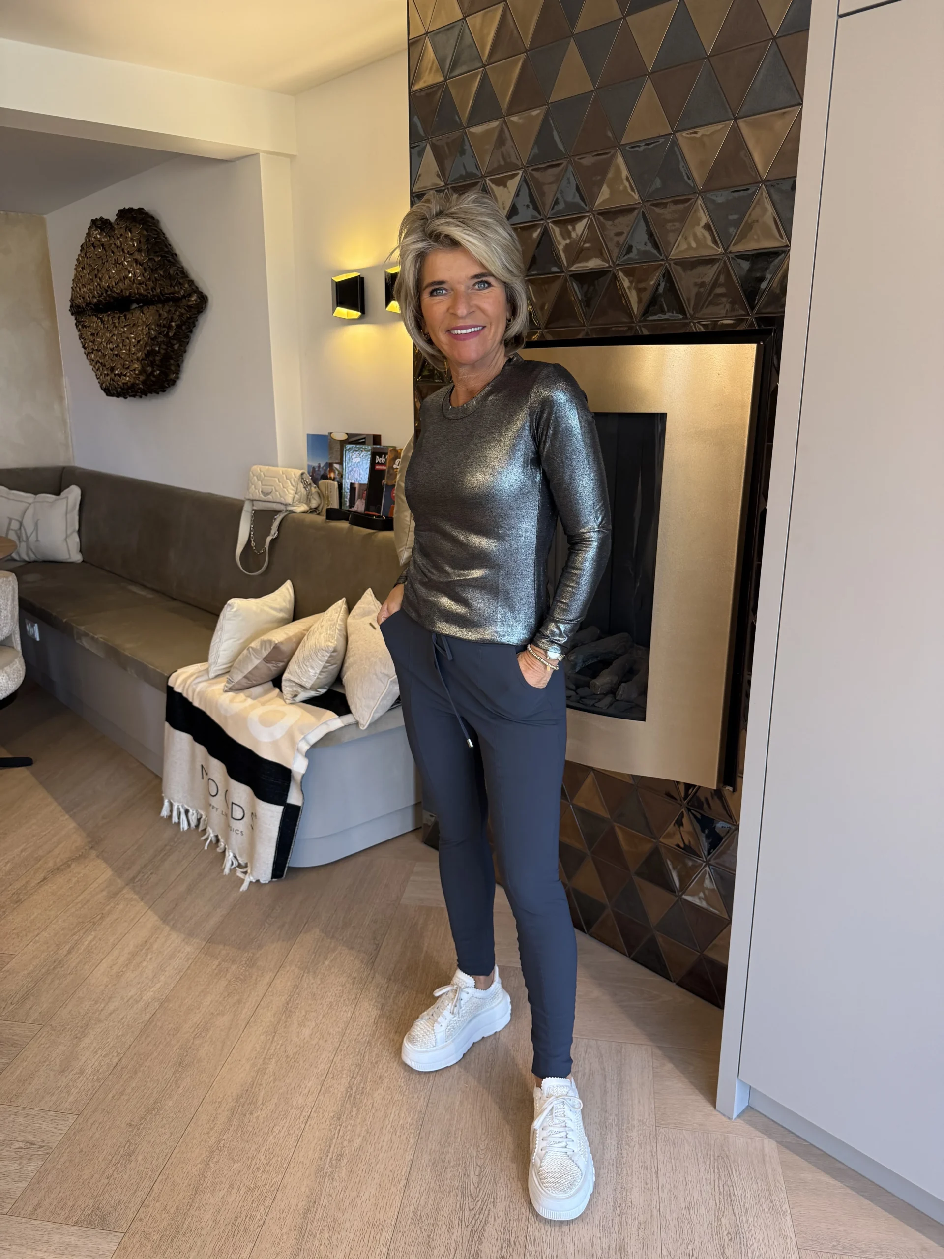 Pantalon Strak Venezie | Grijs