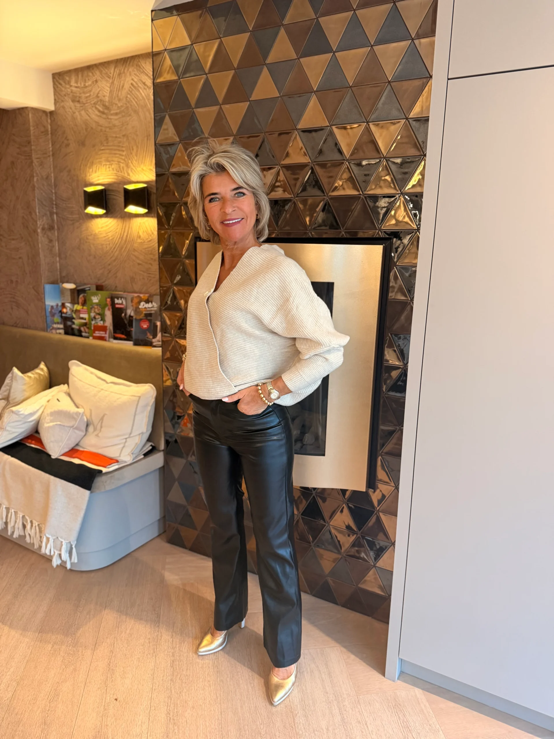 Trui Knoop Lola | Beige