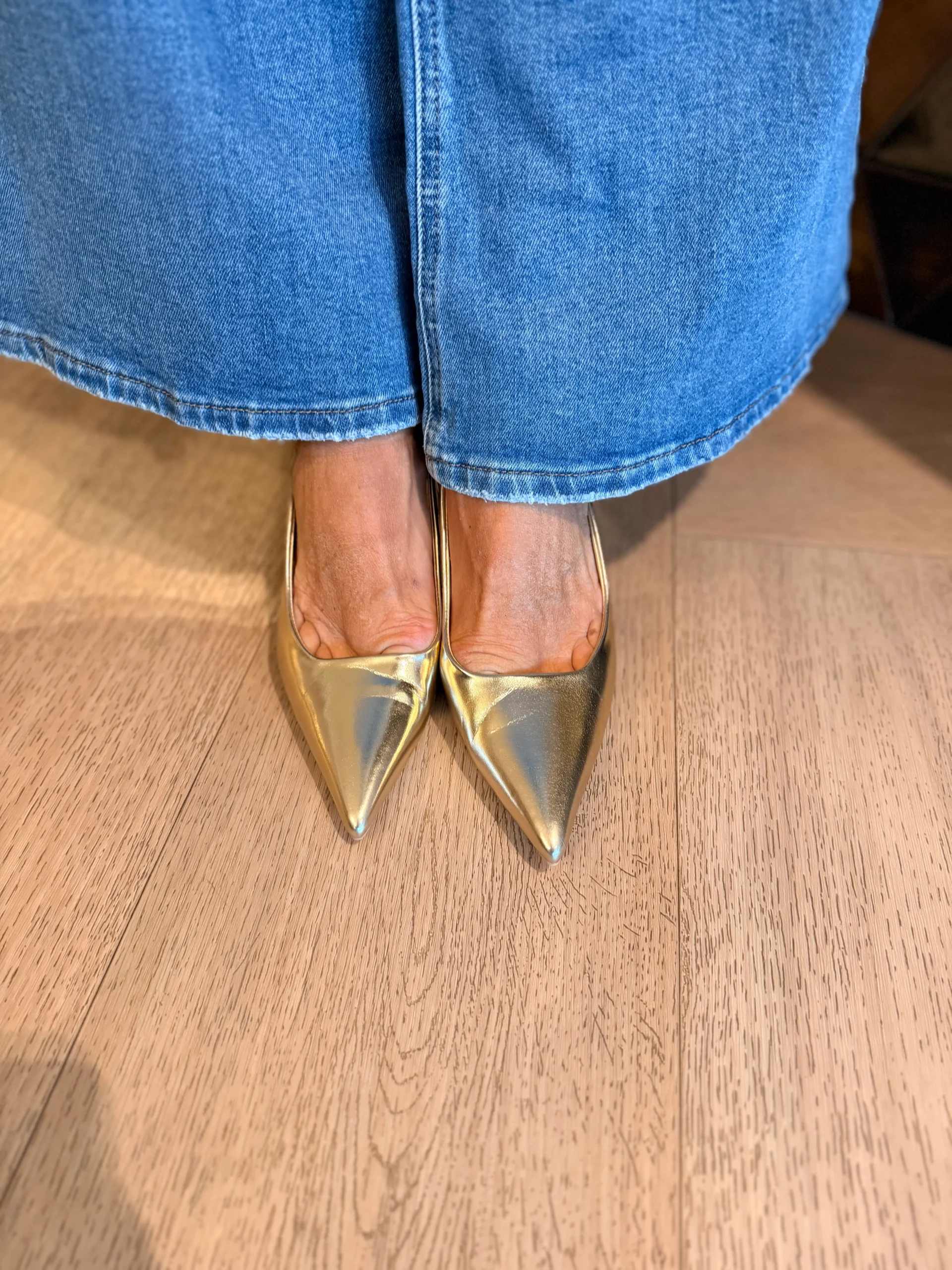 Pump Loekie | Goud - Afbeelding 2