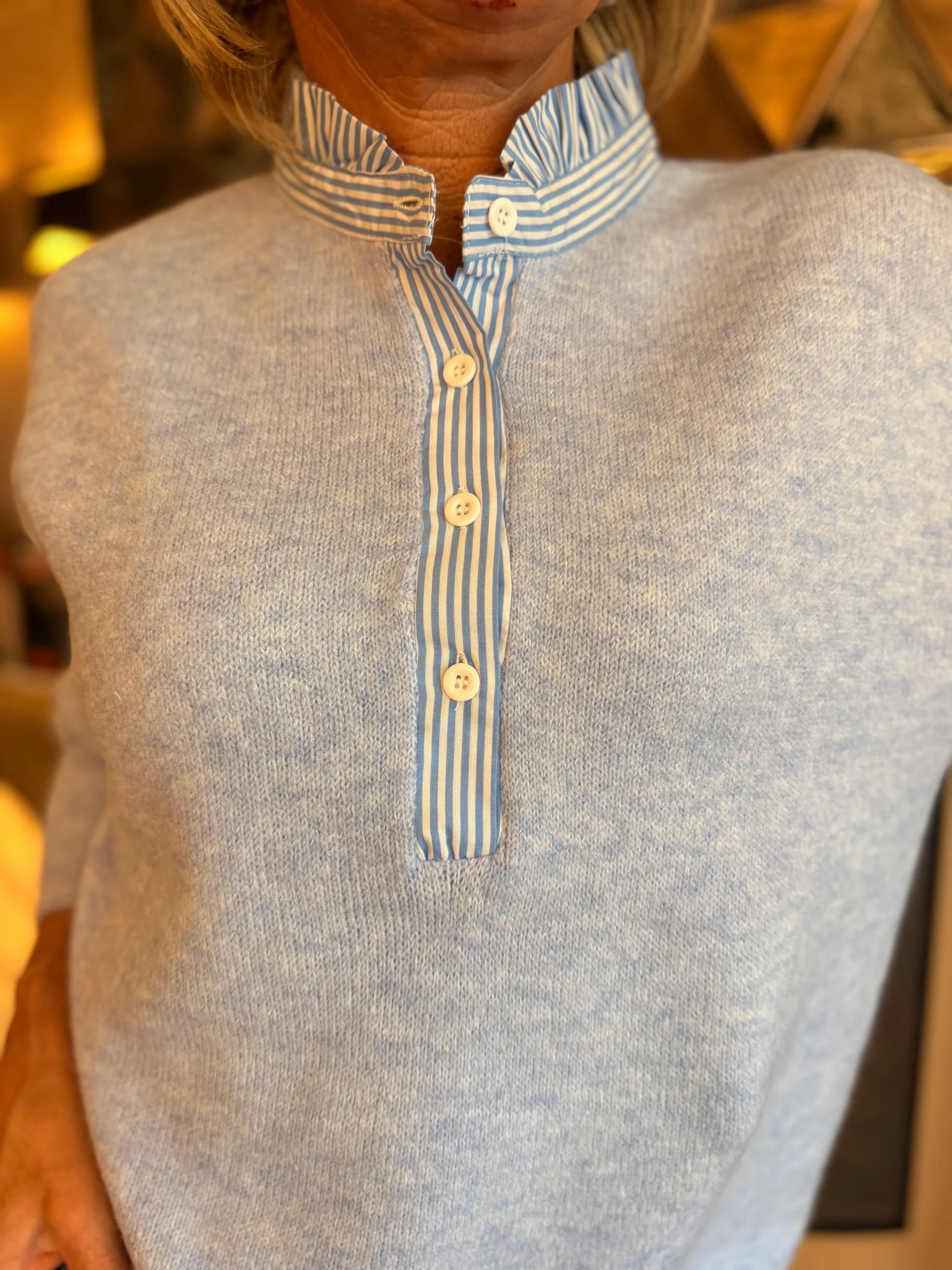 Trui Charlotte | Lichtblauw - Afbeelding 2