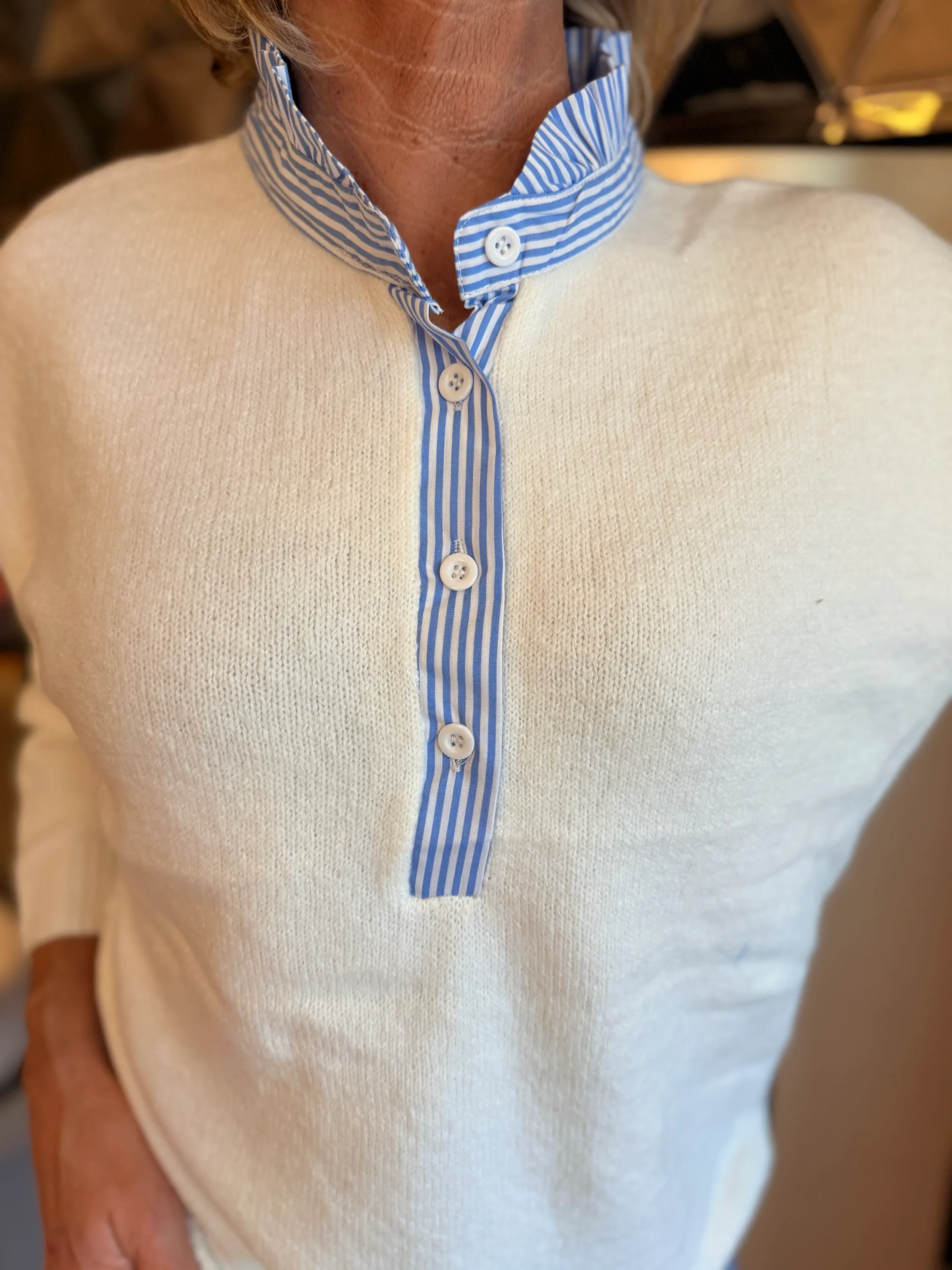 Trui Charlotte | Wit - Afbeelding 2