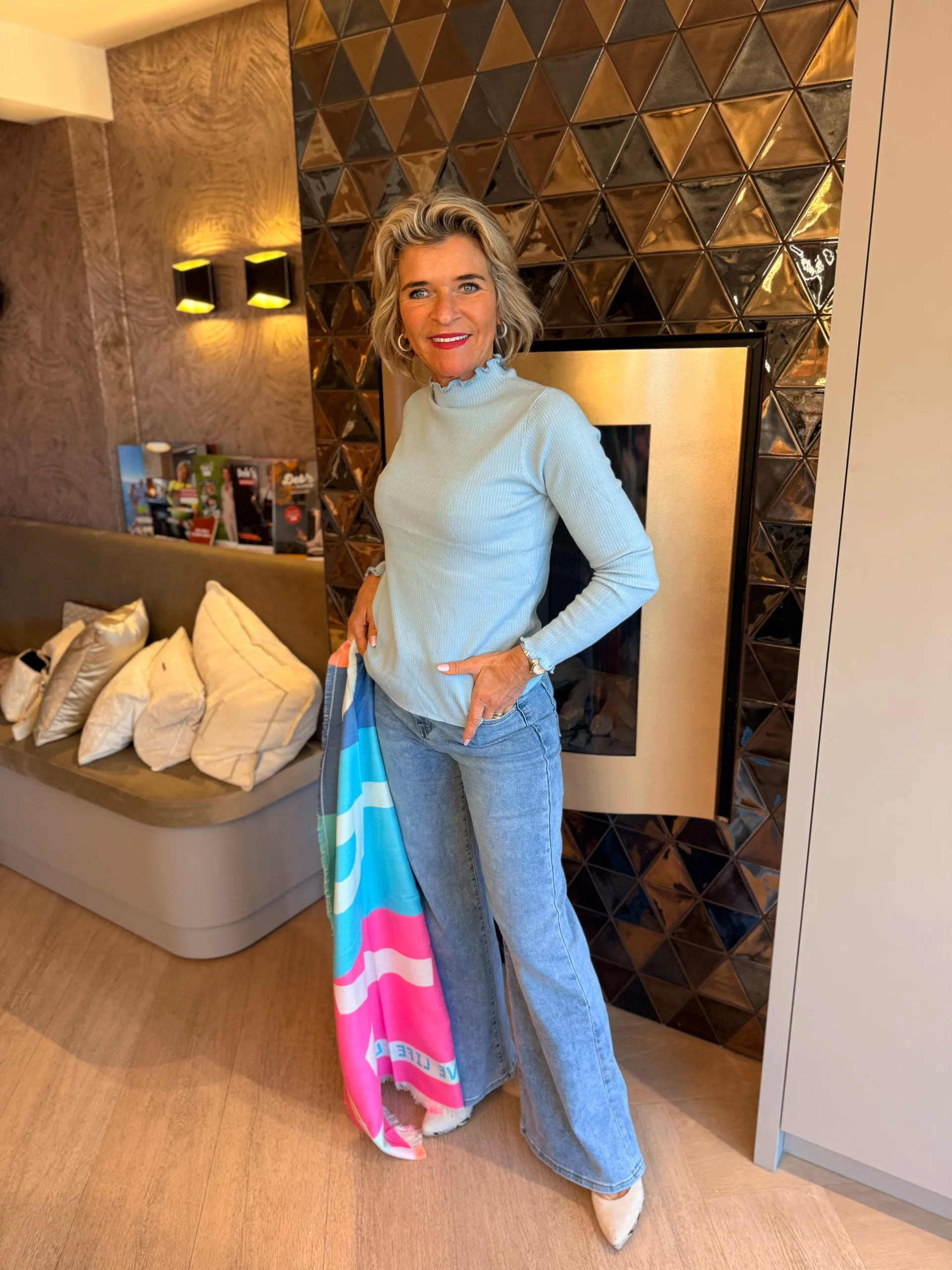 Trui Carolien | Lichtblauw