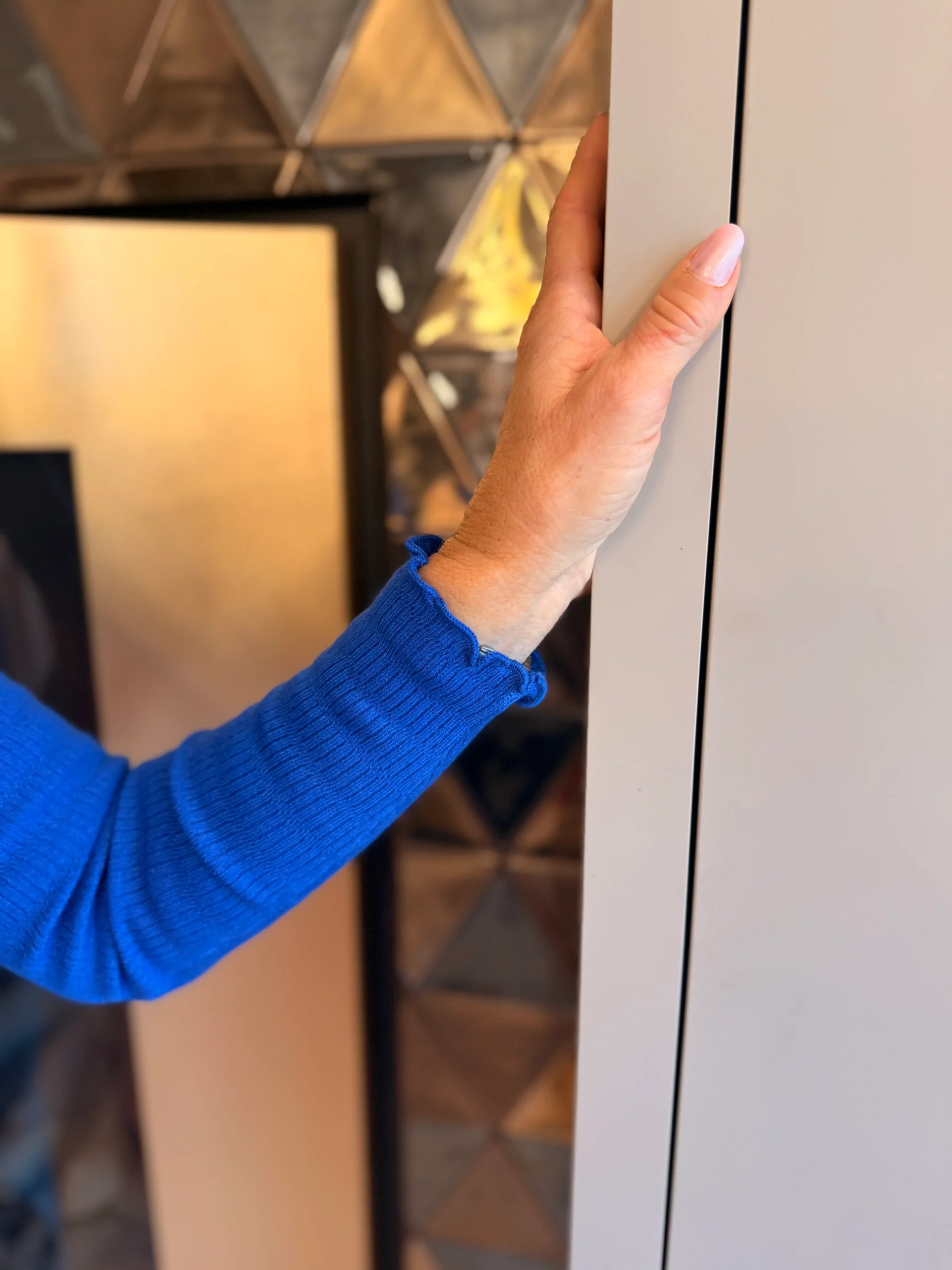 Trui Carolien | Kobaltblauw - Afbeelding 2