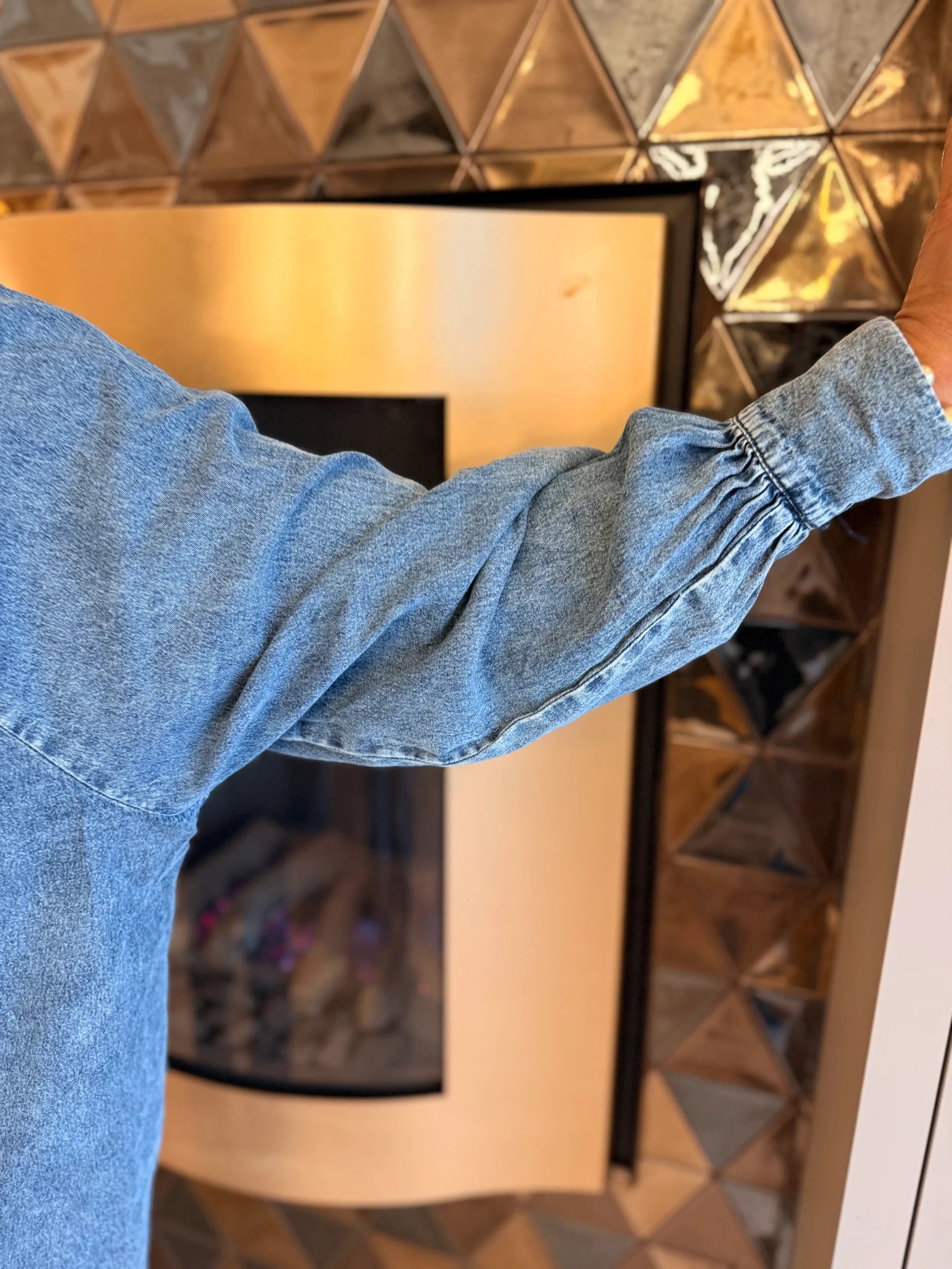 Spijkerblouse Vie - Afbeelding 3