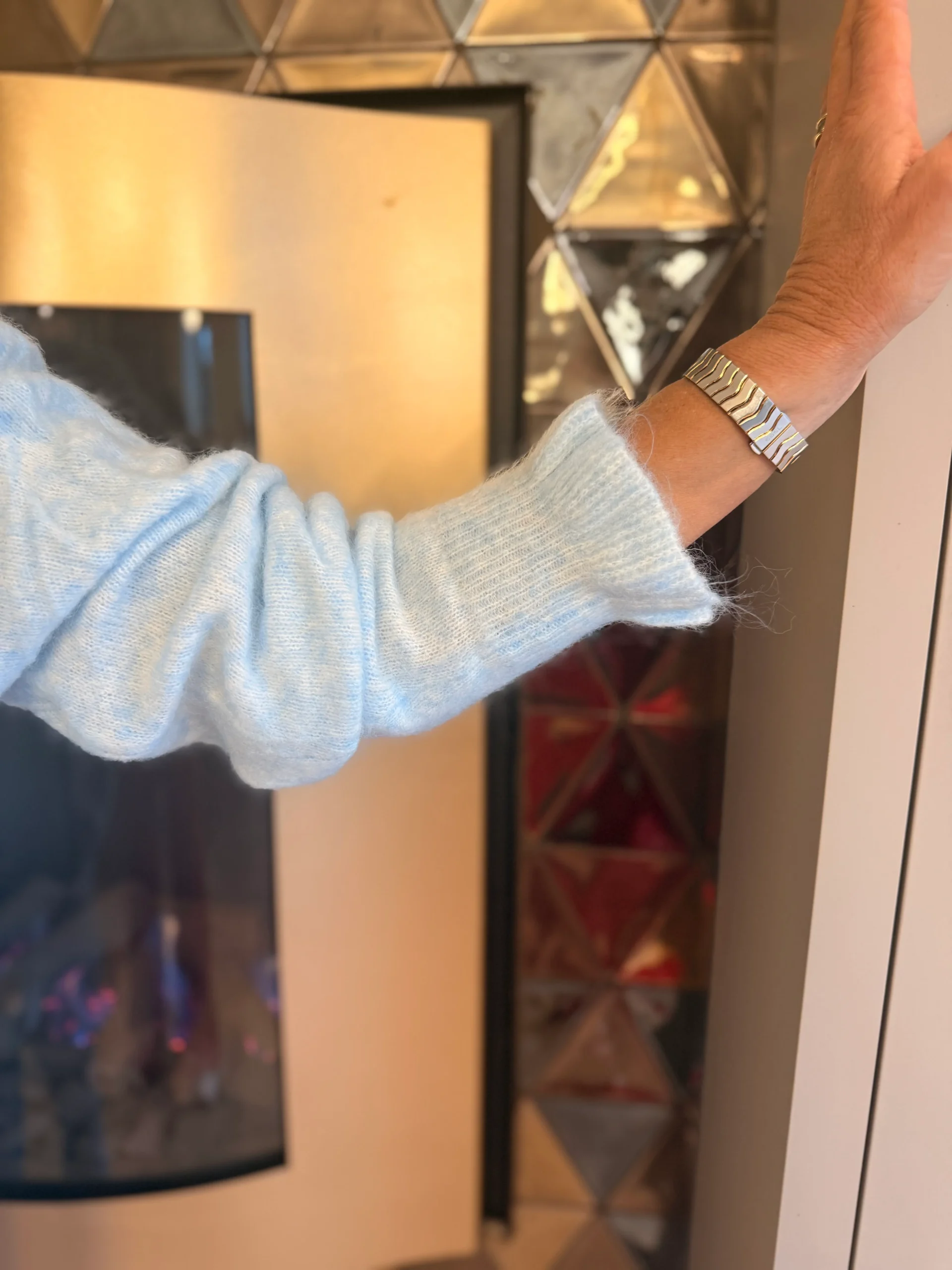 Vest Linda | Lichtblauw - Afbeelding 3