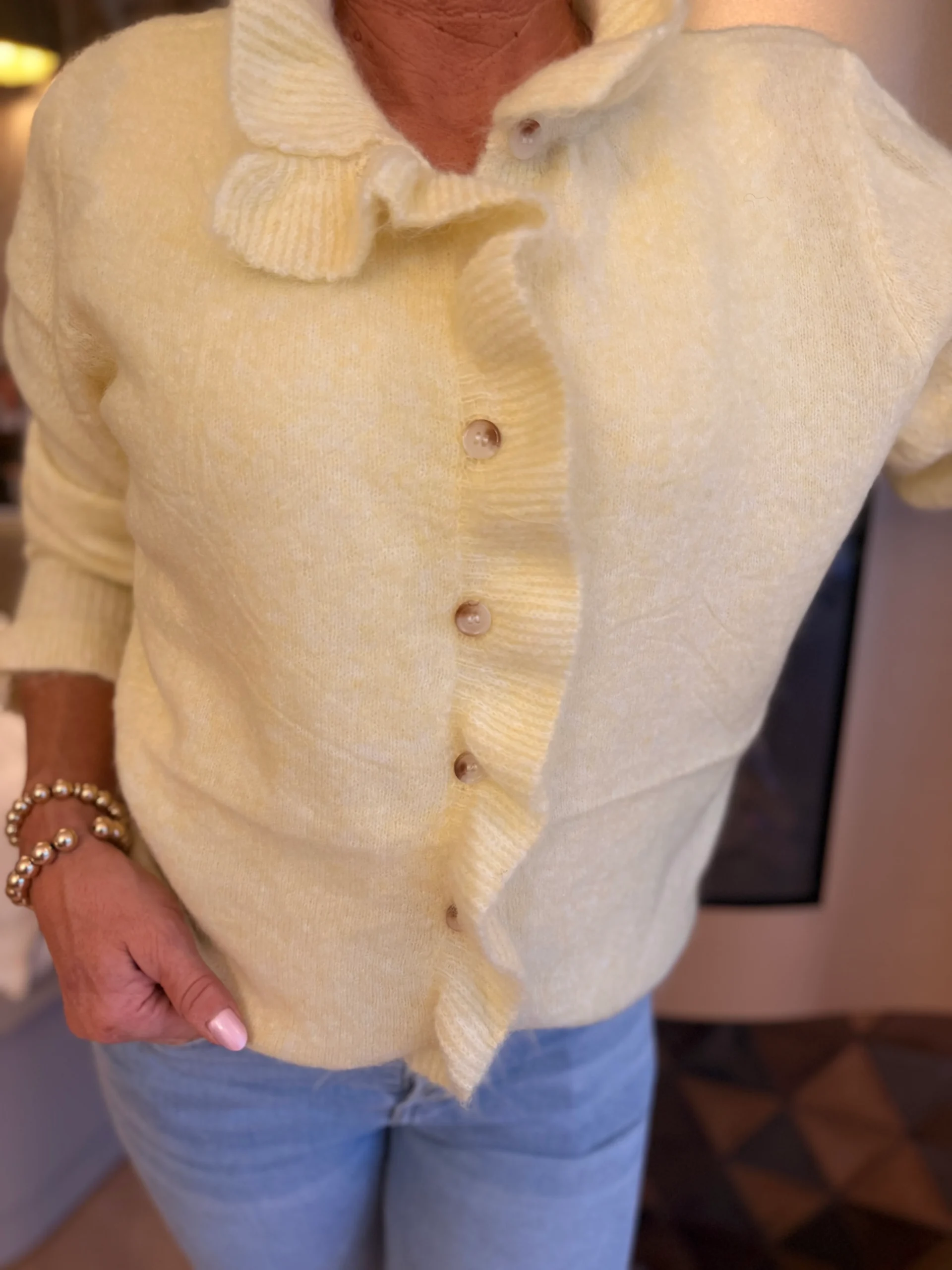 Vest Linda | Geel - Afbeelding 3