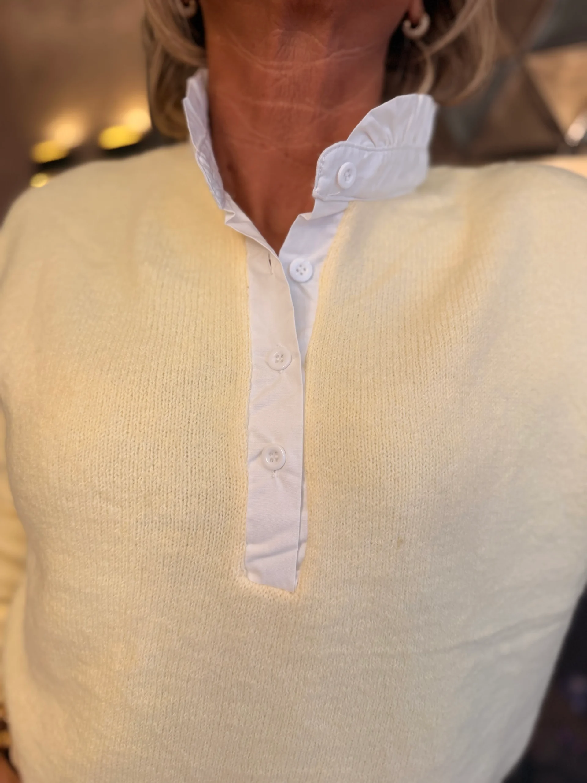 Trui Lena | Geel - Afbeelding 2