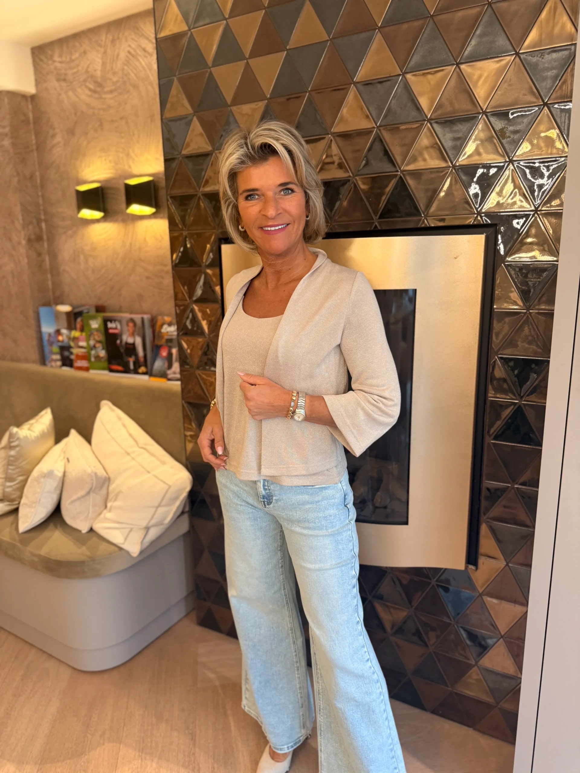 Vest Caserta | Beige