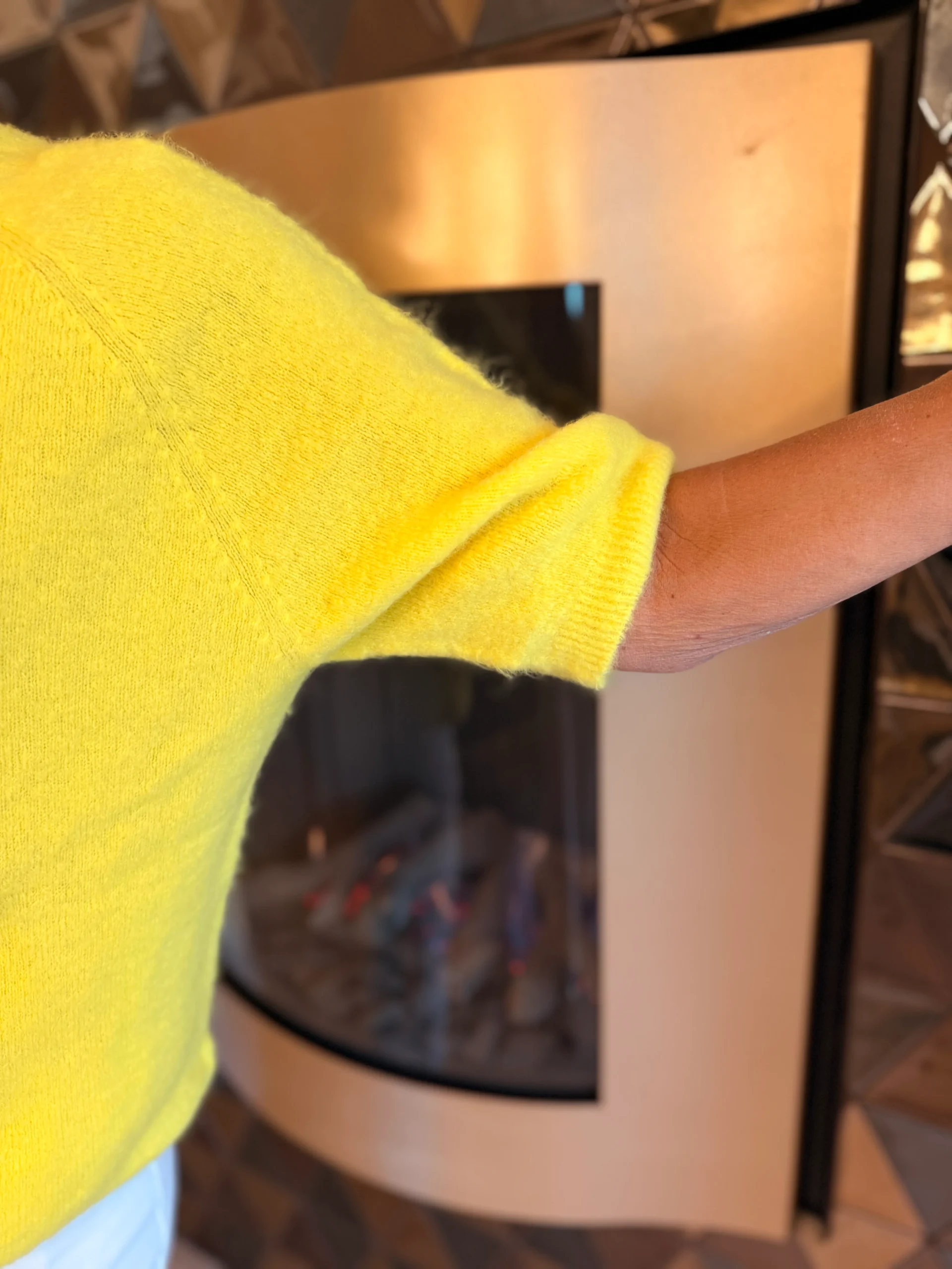 Trui Leonie | Geel - Afbeelding 2