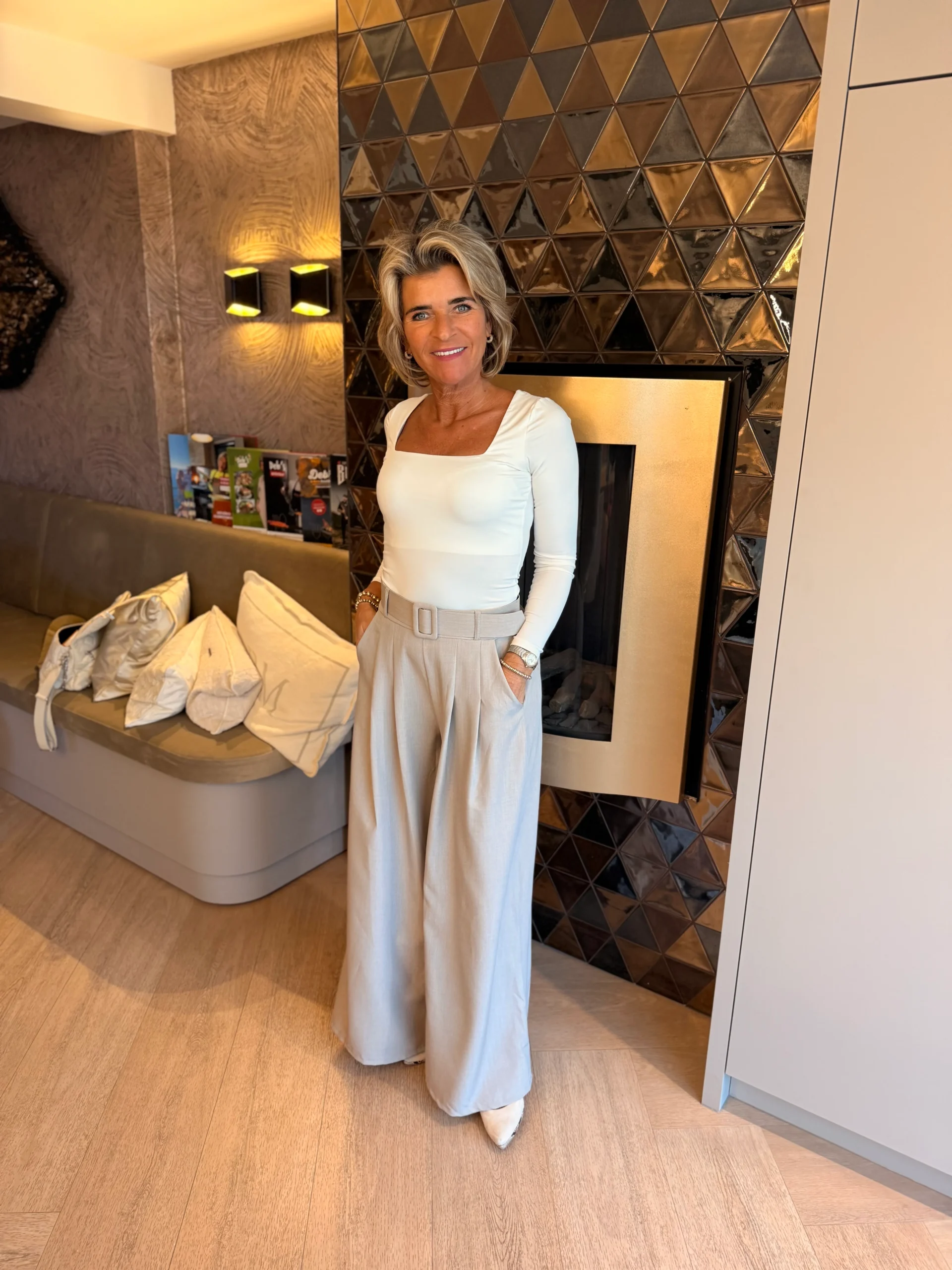 Pantalon Liselot | Taupe