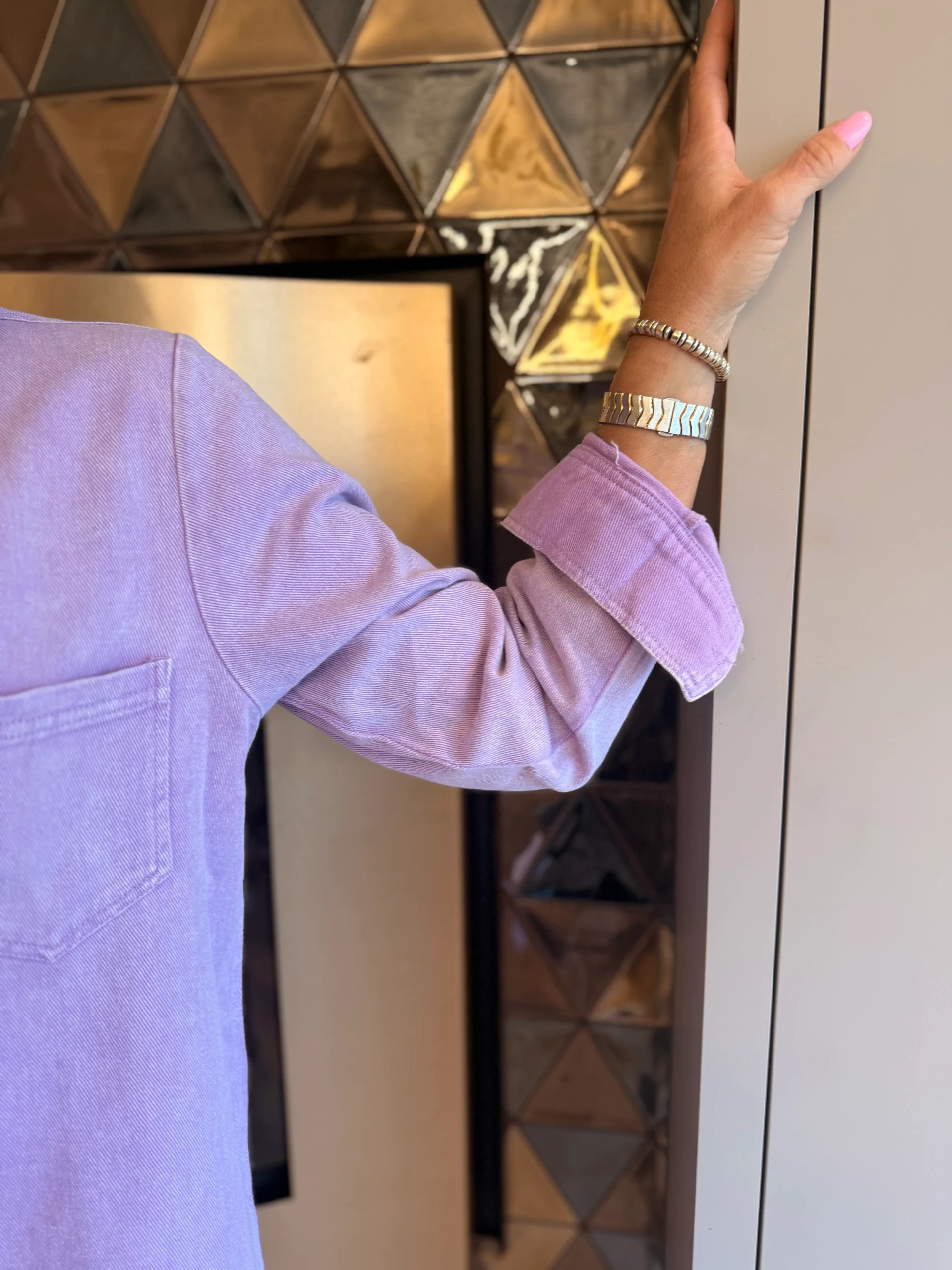 Jurk Manon | Lila - Afbeelding 2