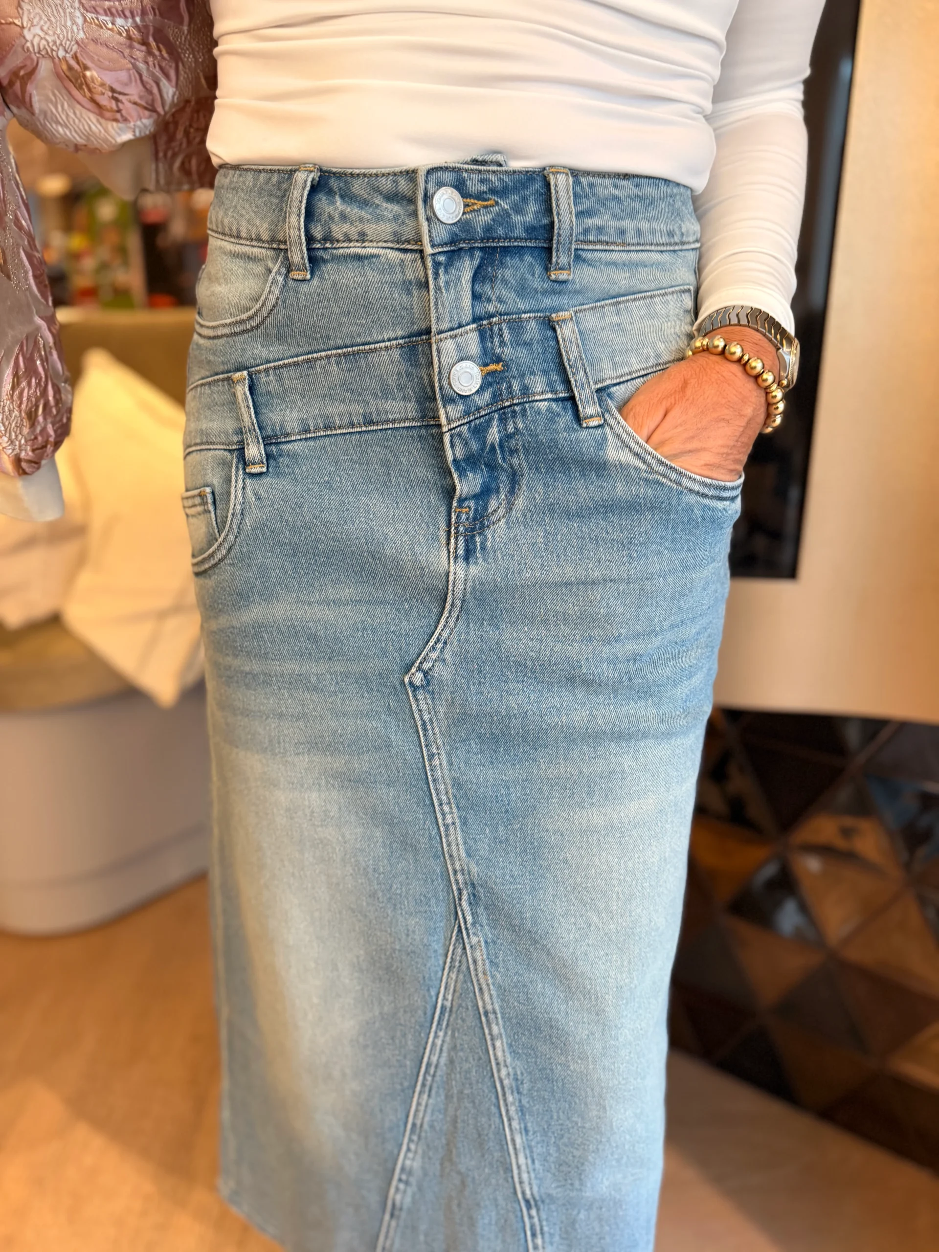 Spijkerrok Demi - Afbeelding 2