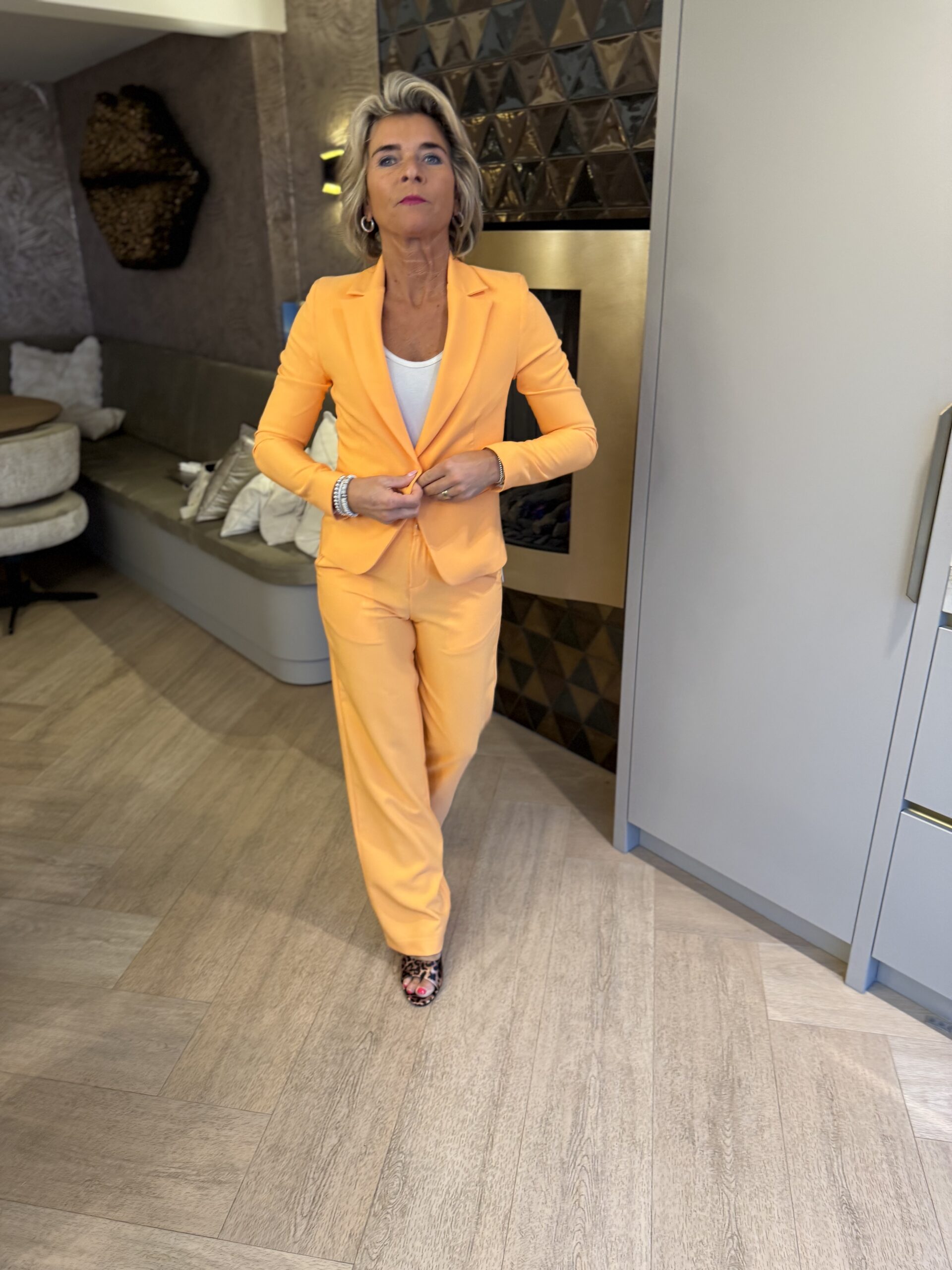 Blazer Rimini | Oranje - Afbeelding 2