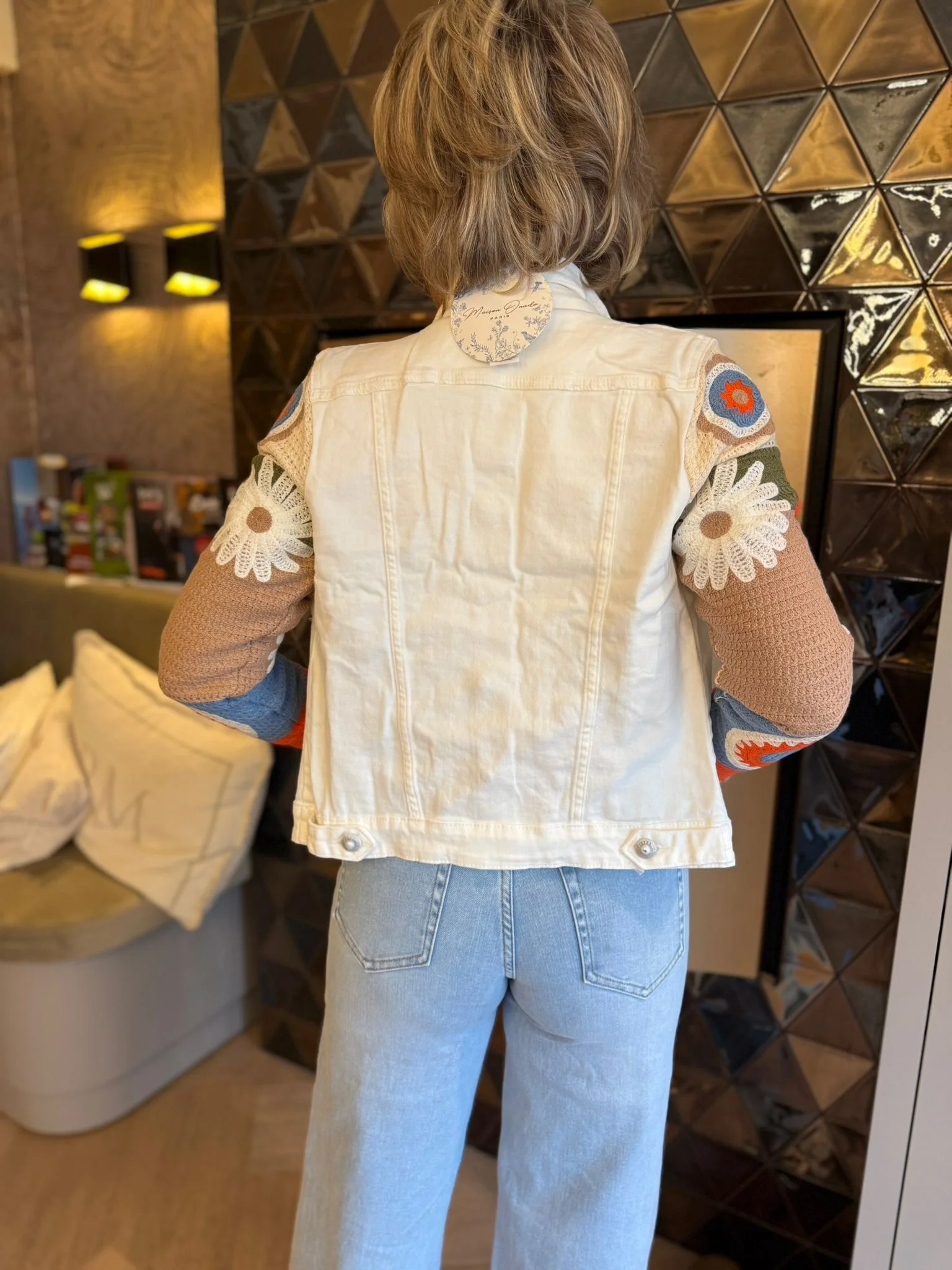 Spijkerjasje Zonnebloem - Afbeelding 3