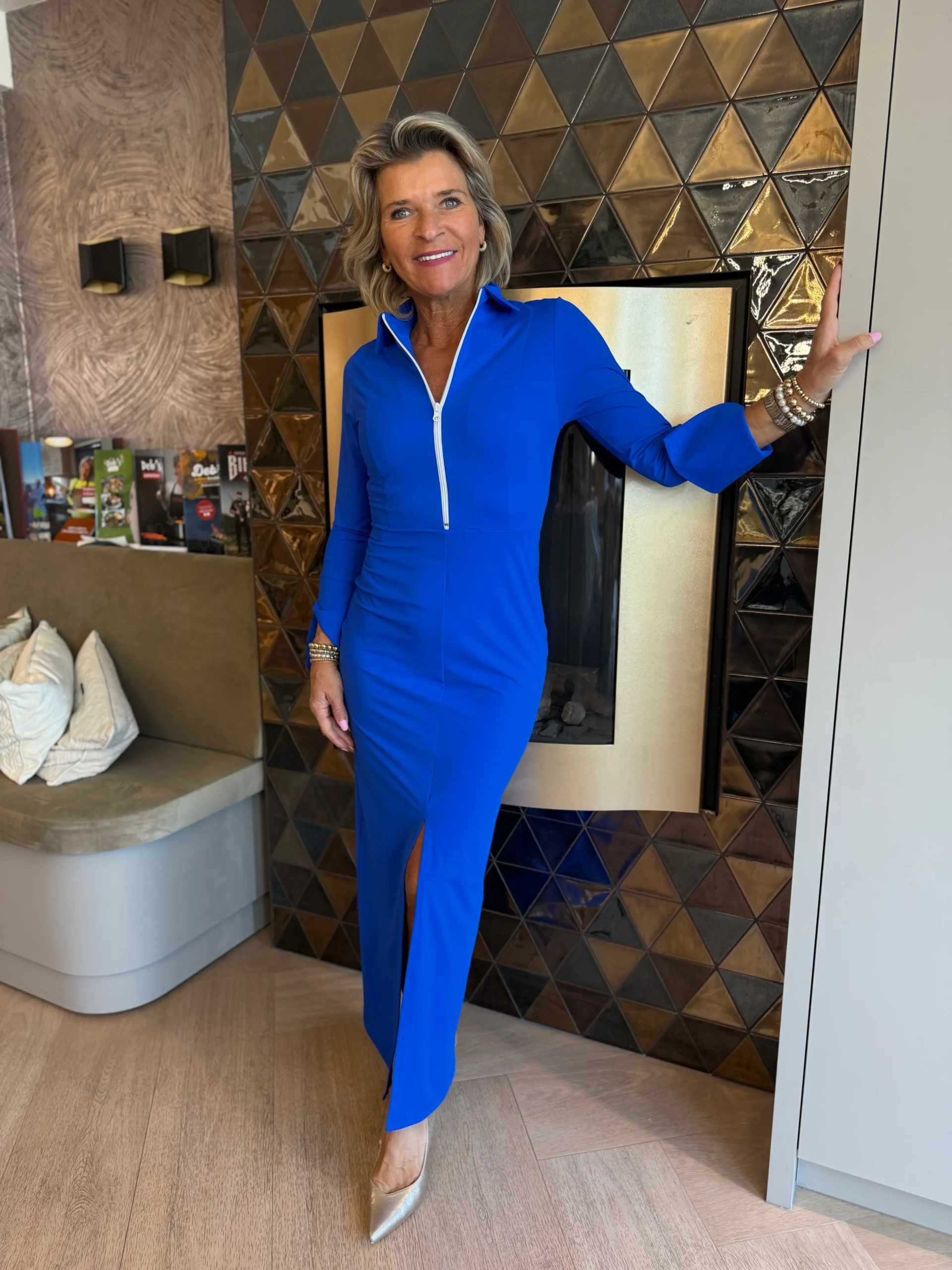 Jurk Lucca | Kobaltblauw