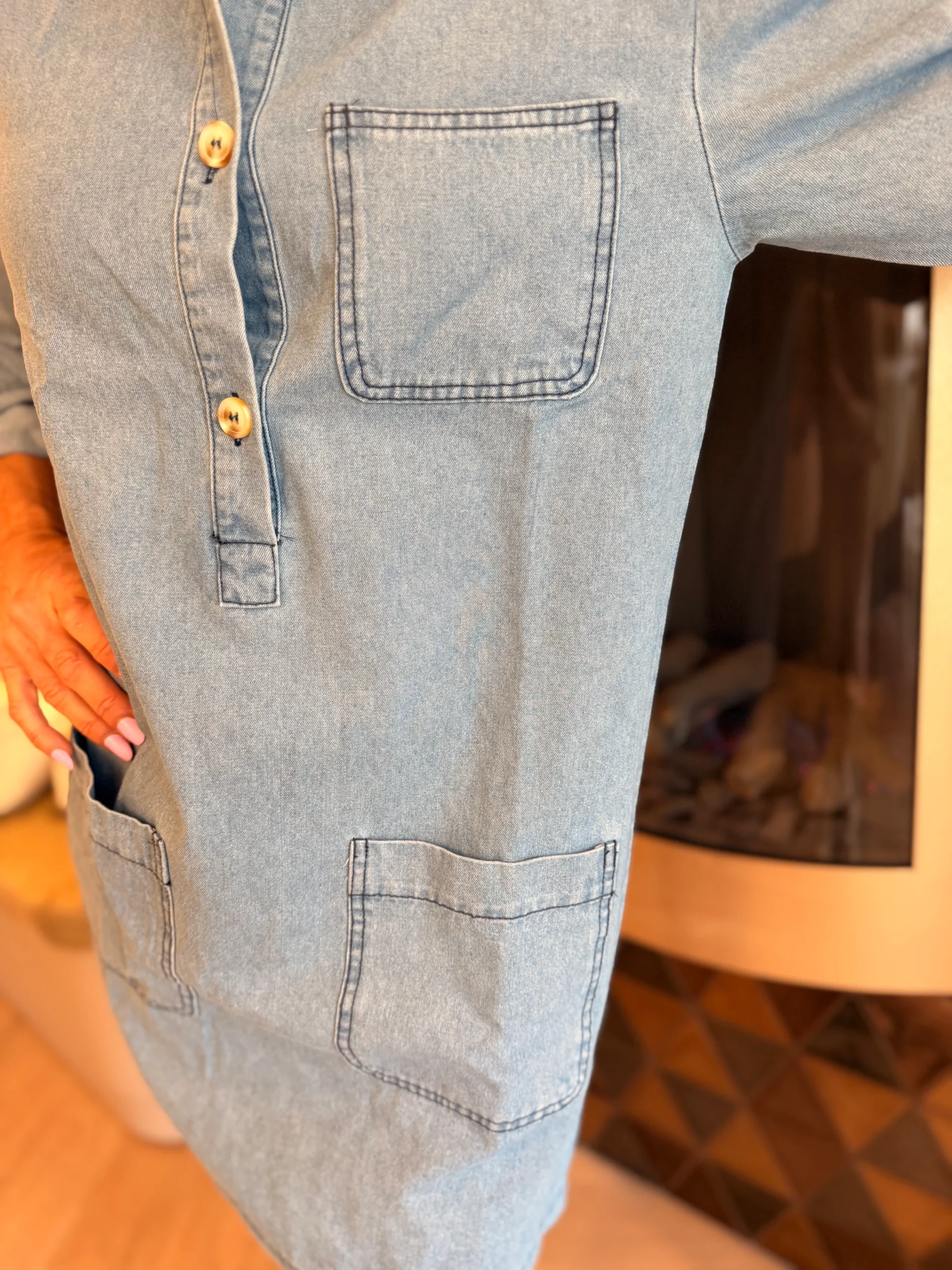 Spijkerjurk Wendy - Afbeelding 3