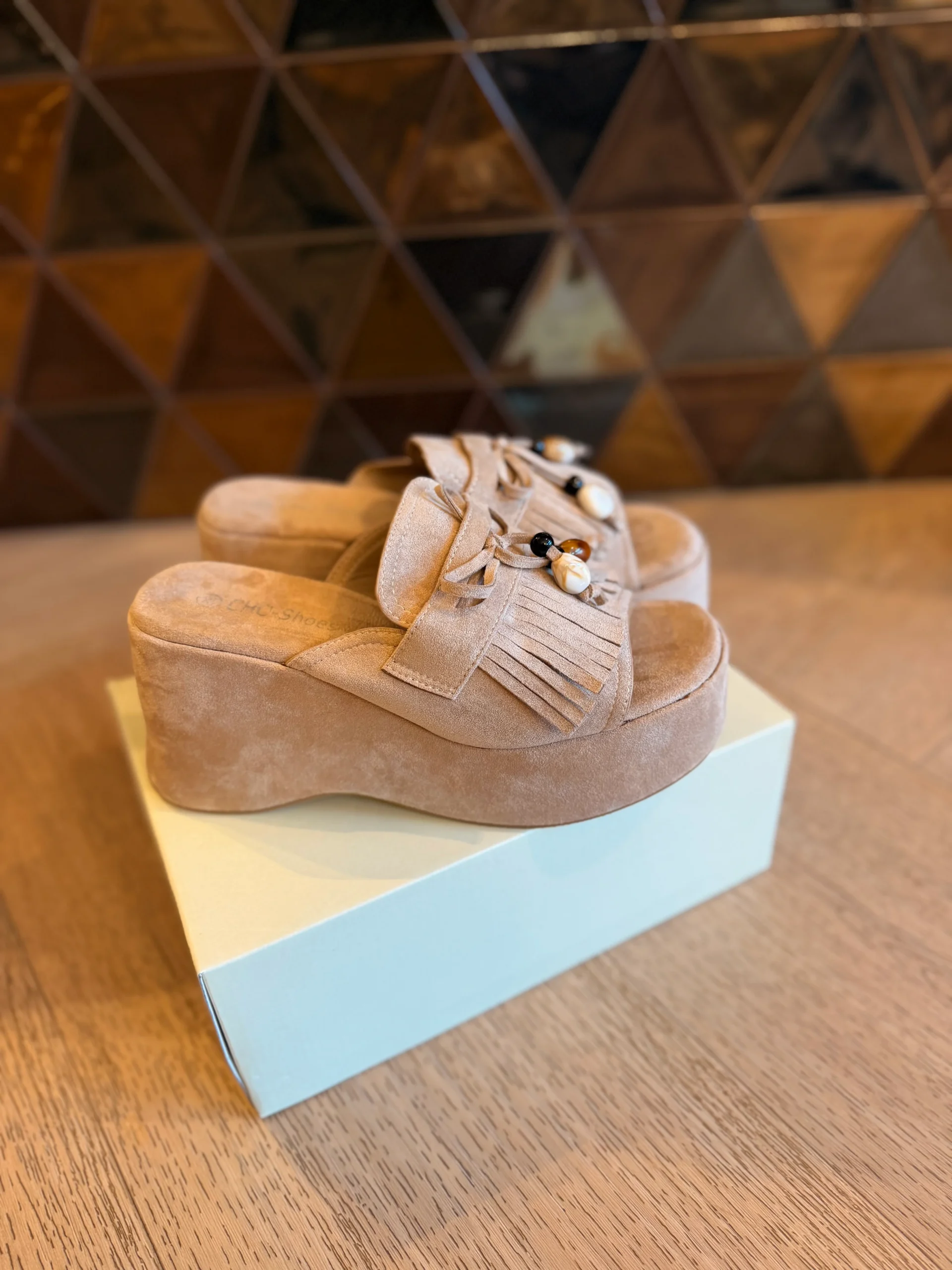 Sandaal Sleehak | Khaki