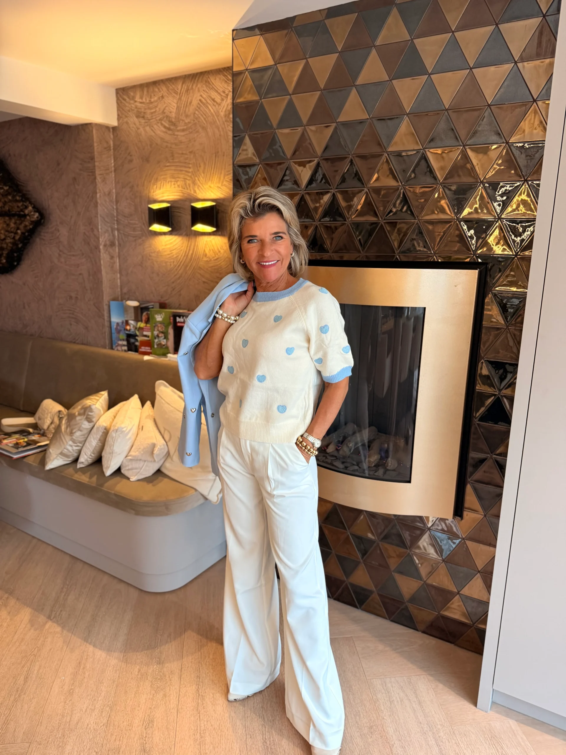 Shirt Veerle | Blauw