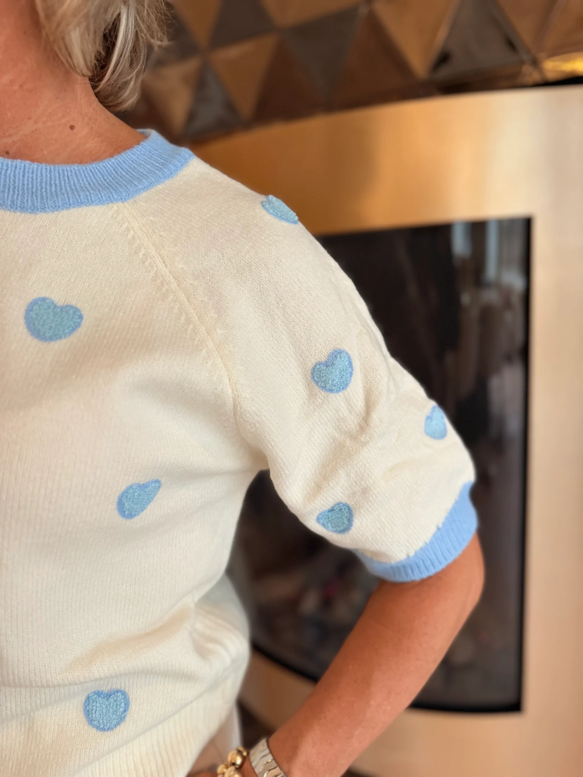 Shirt Veerle | Blauw - Afbeelding 2