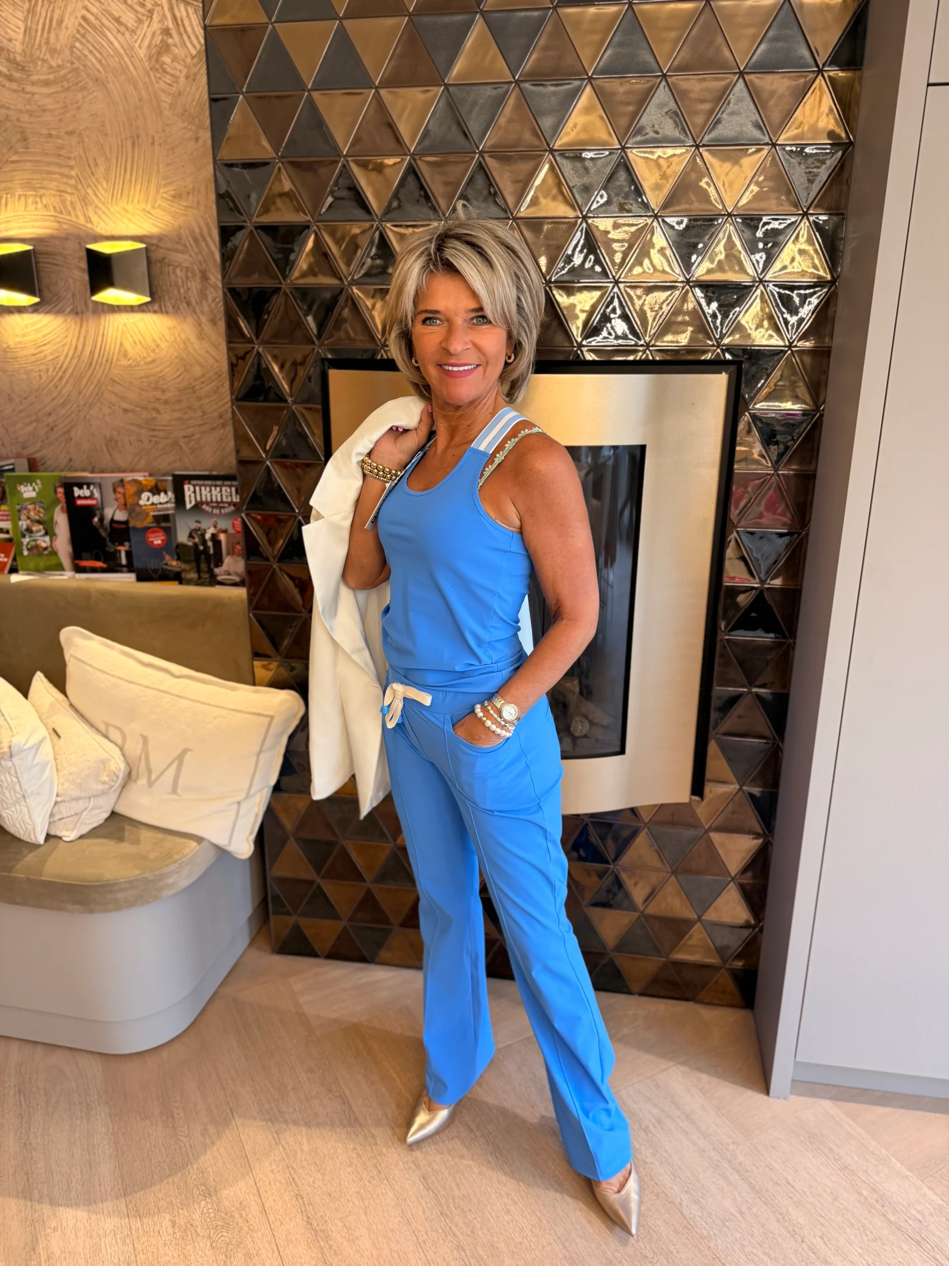 Kruisbandtop Florence | Lavendel