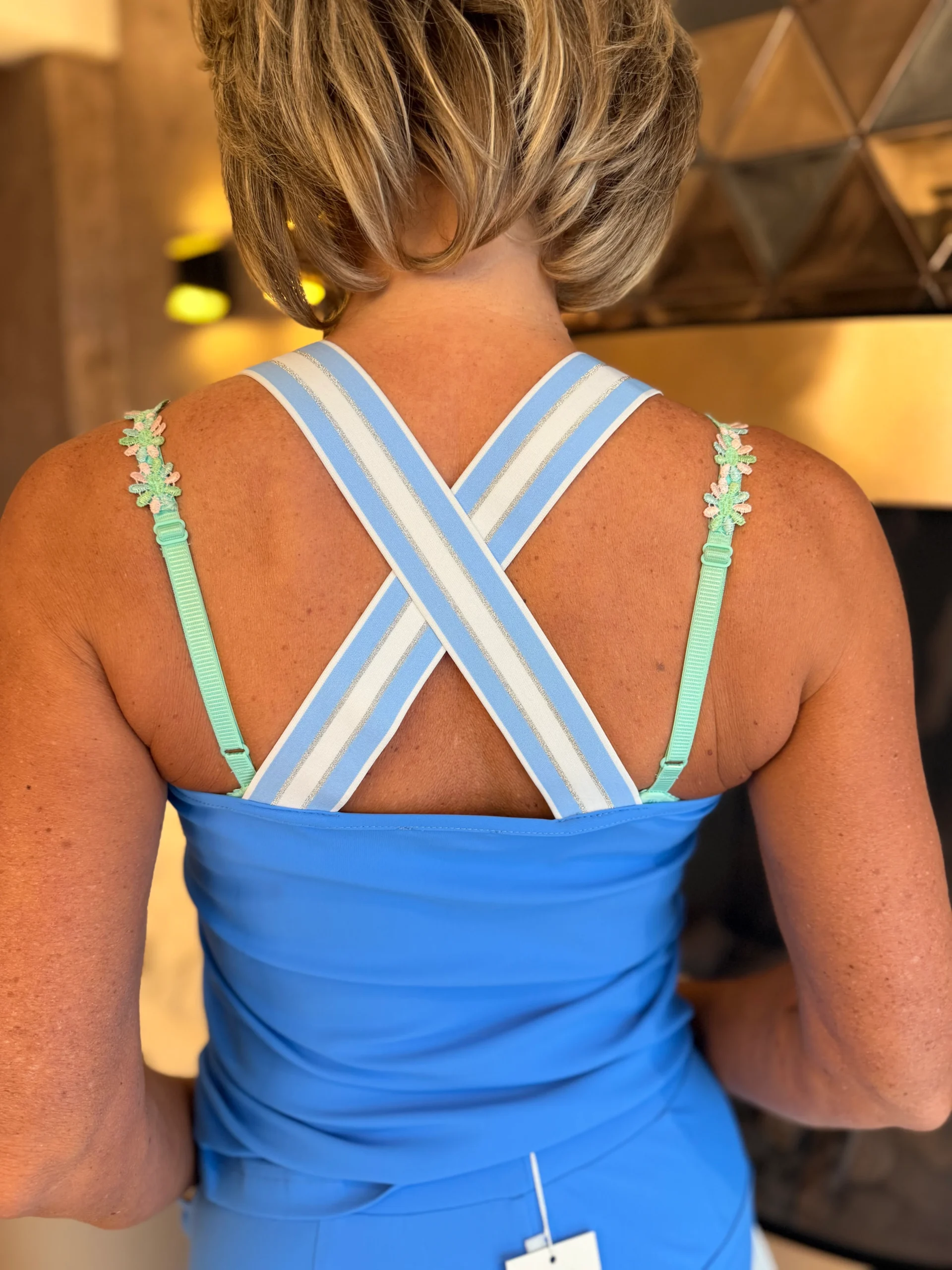 Kruisbandtop Florence | Lavendel - Afbeelding 2