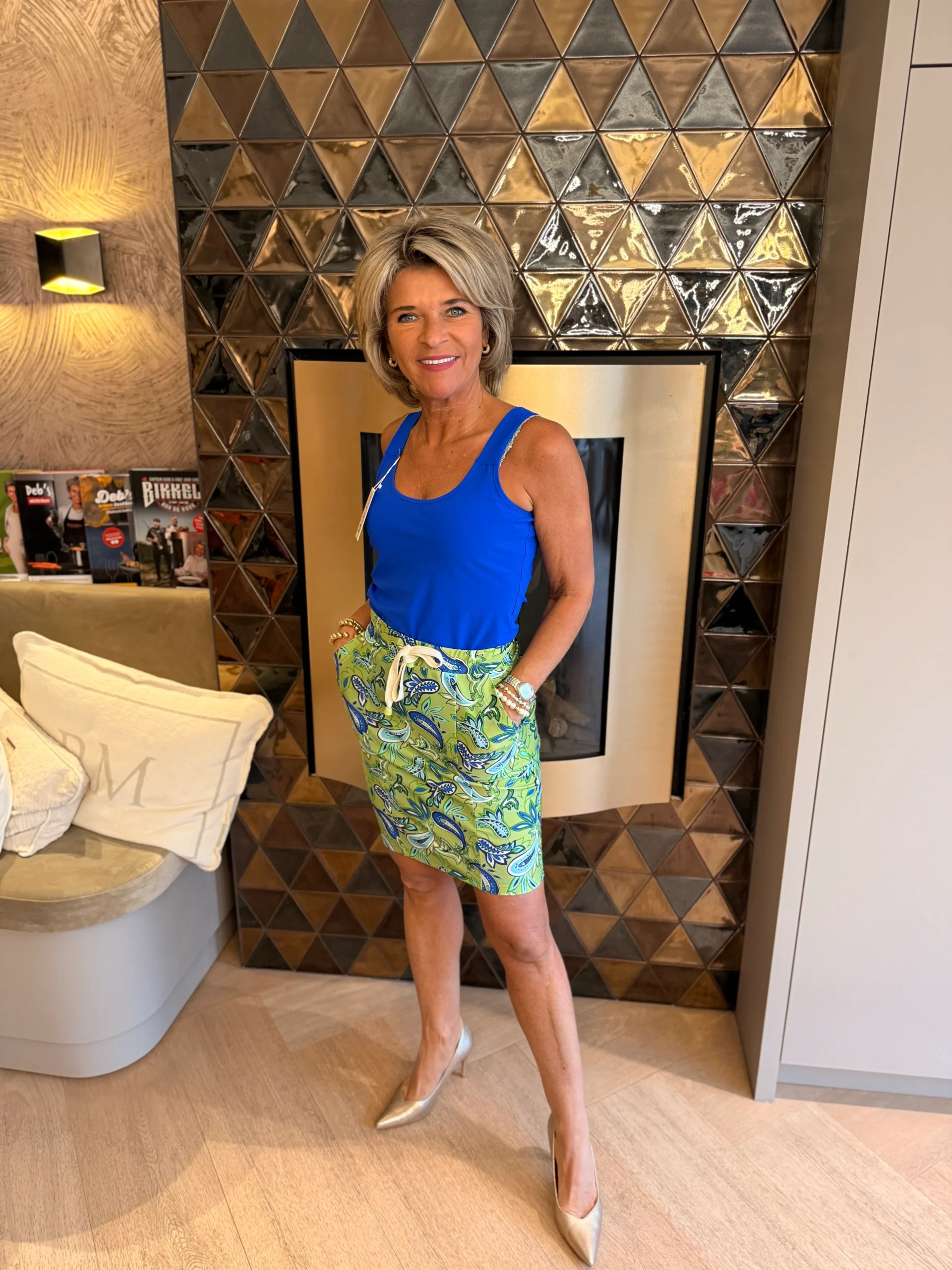 Top Florence | Kobaltblauw - Afbeelding 2