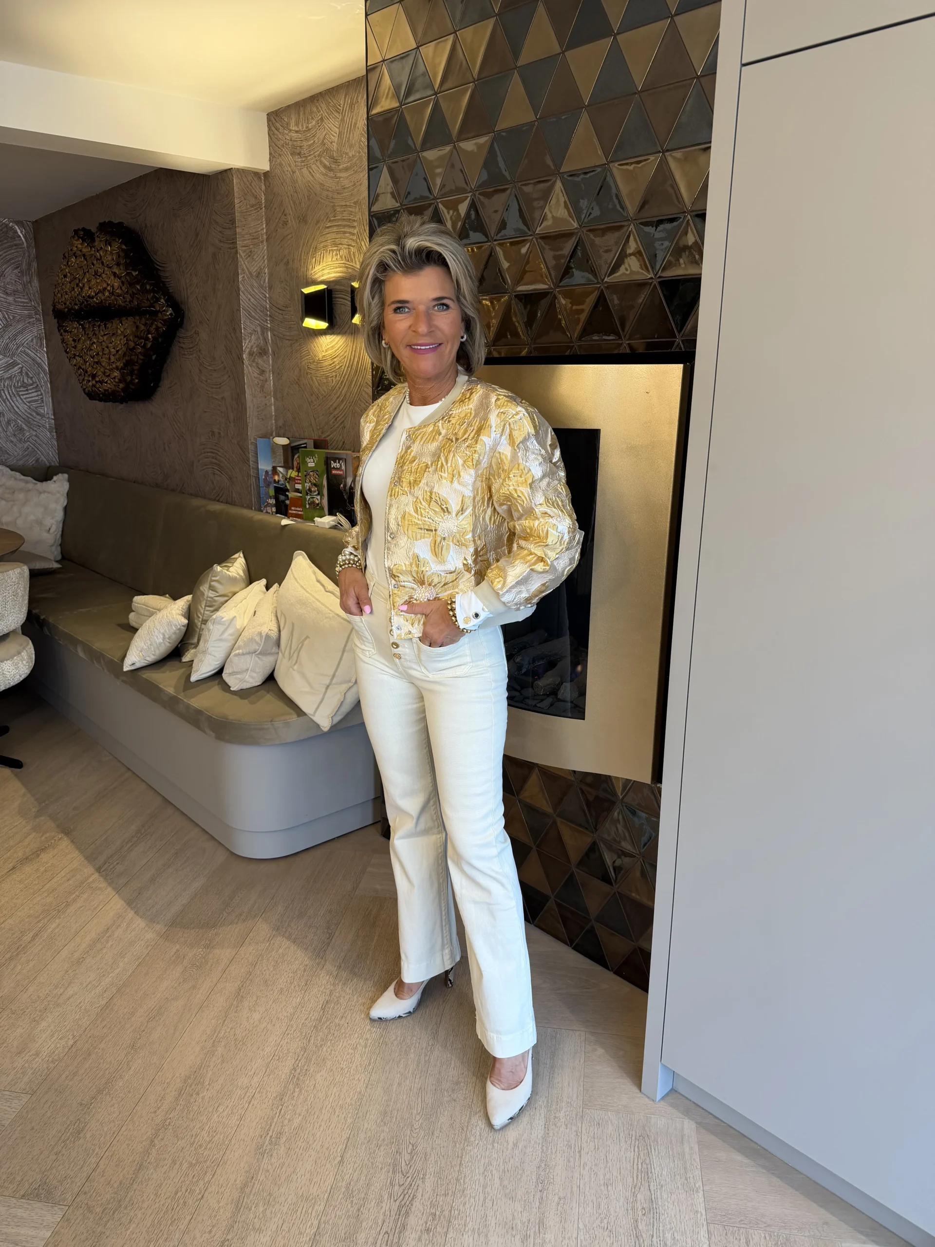 Bomberjack Bloem | Geel