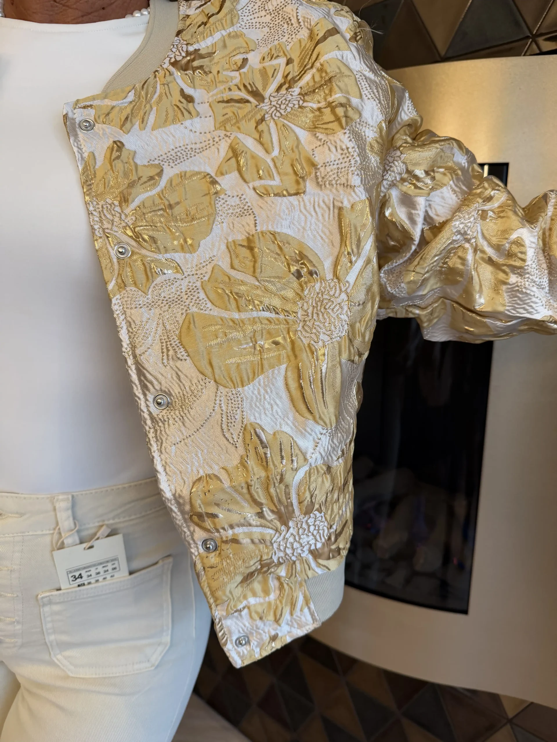 Bomberjack Bloem | Geel - Afbeelding 2